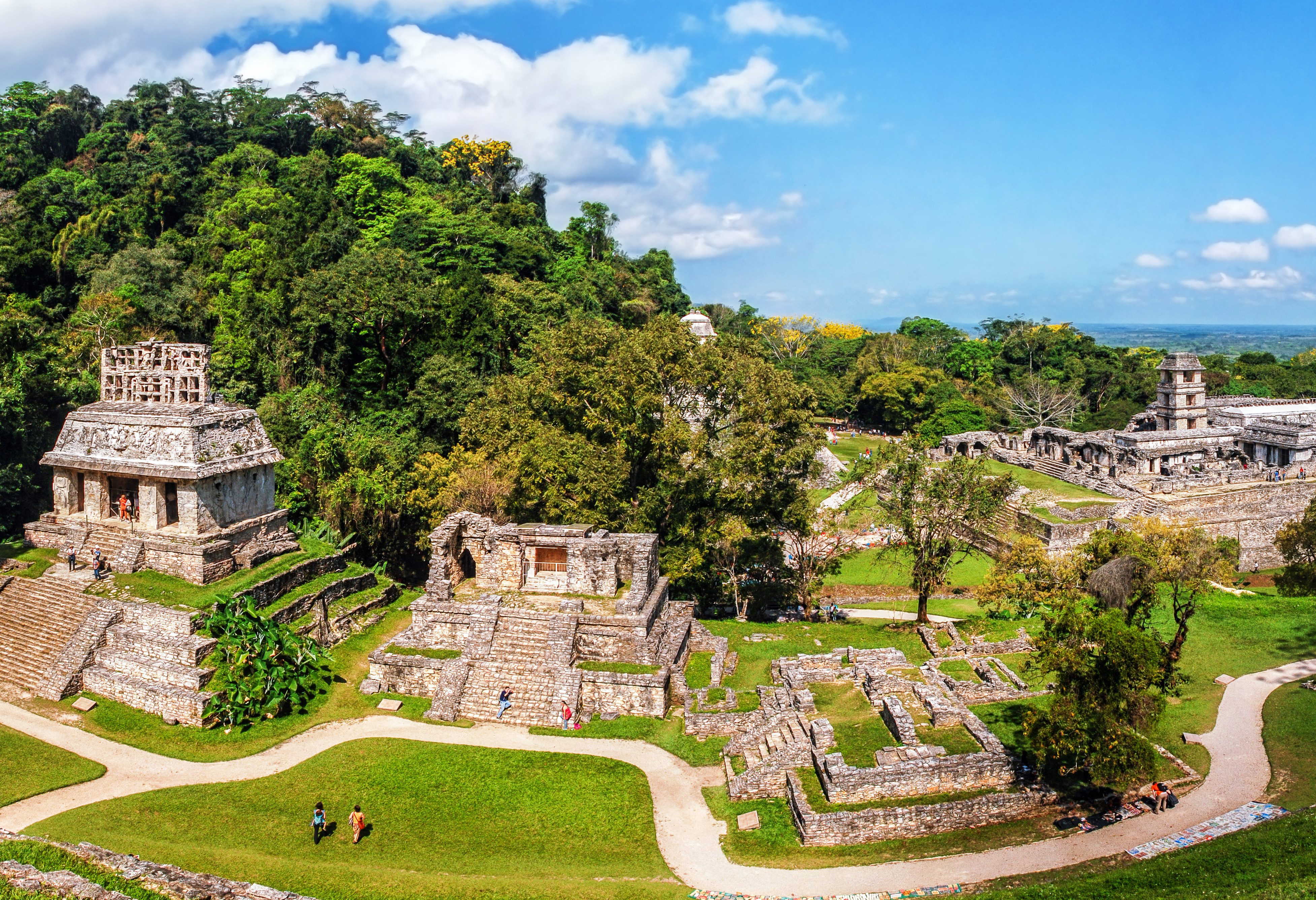 Maya-stad Palenque in Yucatan Mexico