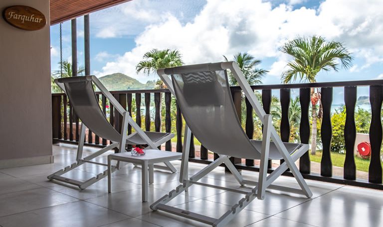 Superior kamer van Hotel L'Archipel op Praslin in de Seychellen