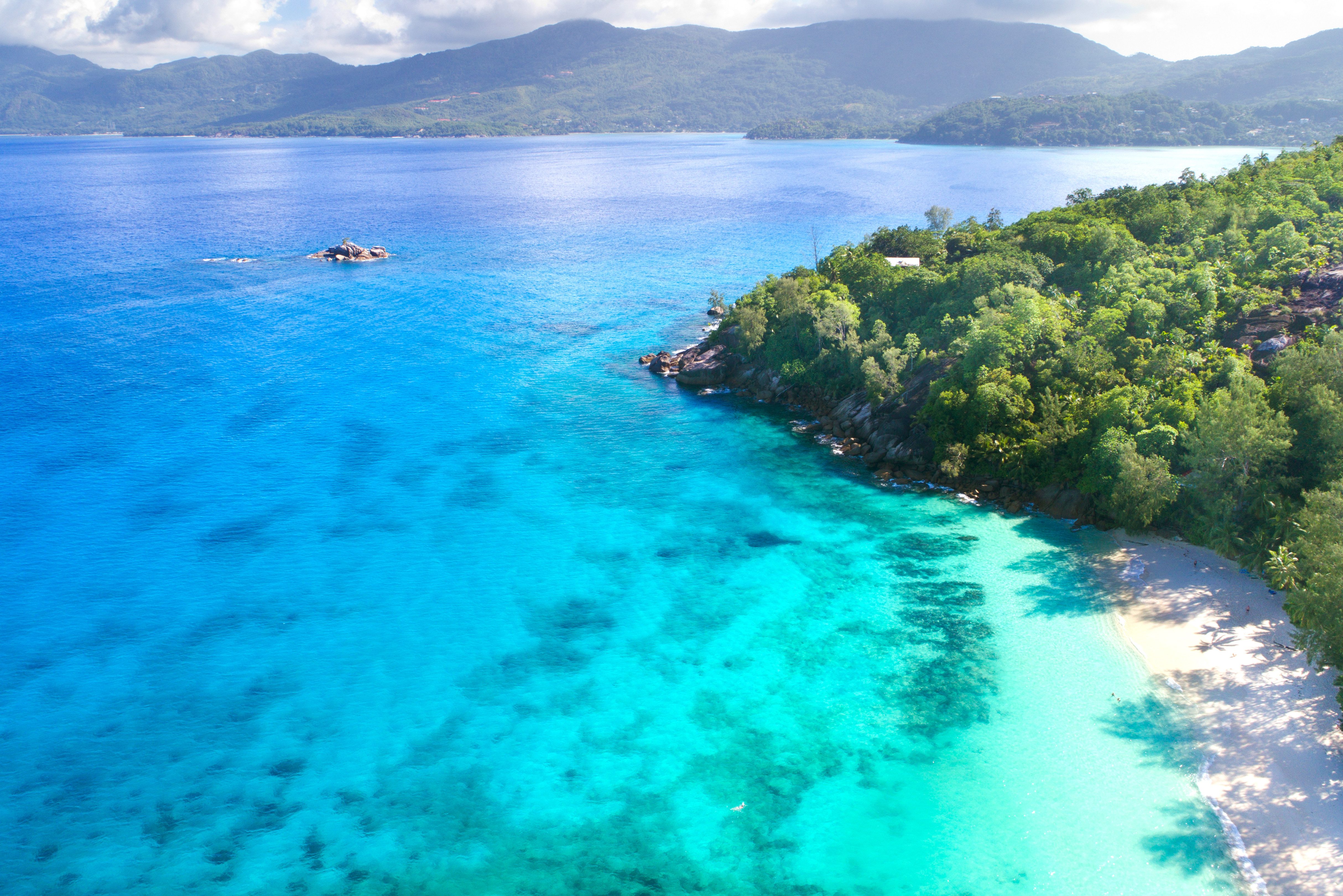 Anse Soleil op Mahé in de Seychellen