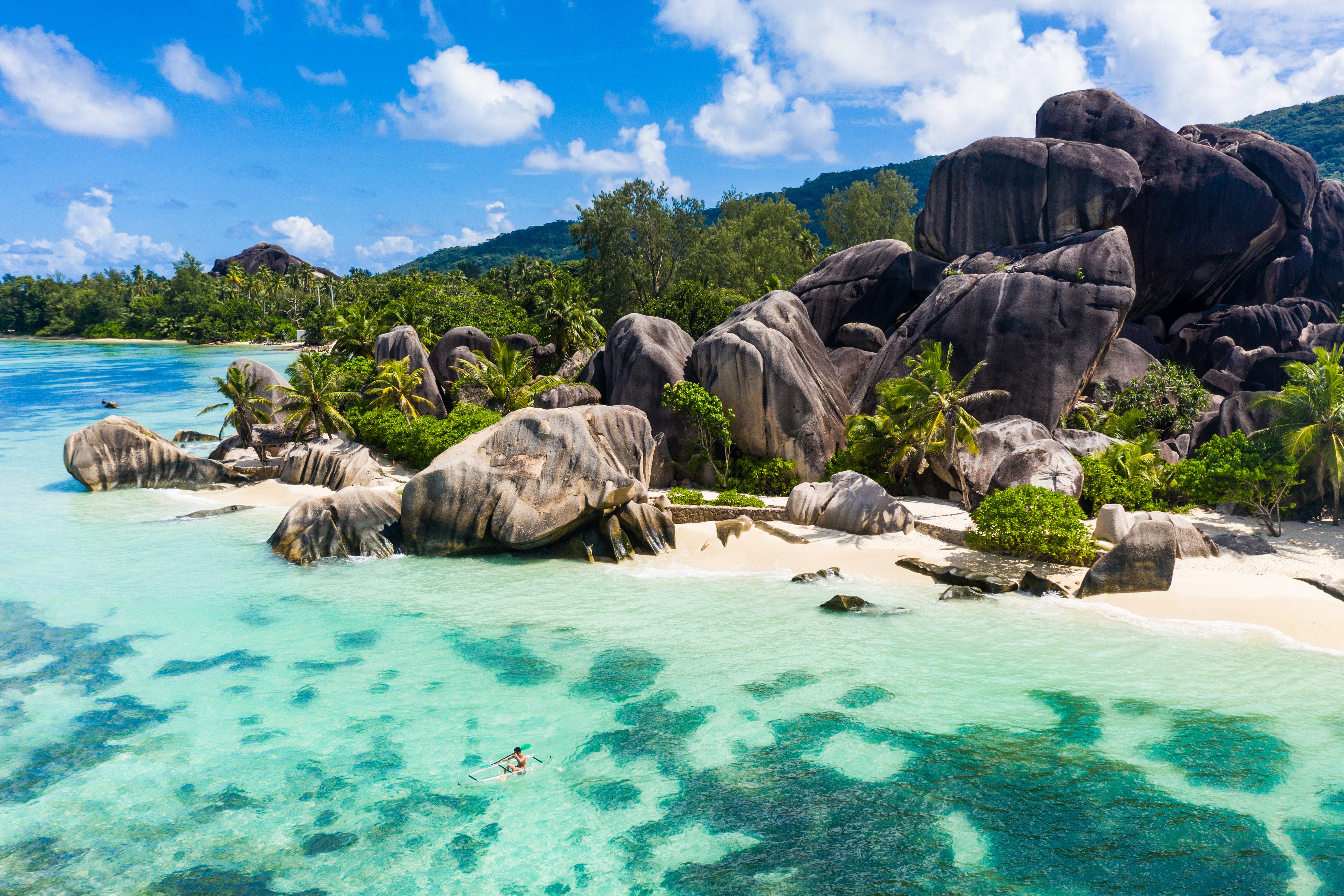 Anse Source d'Argent op La Digue in de Seychellen