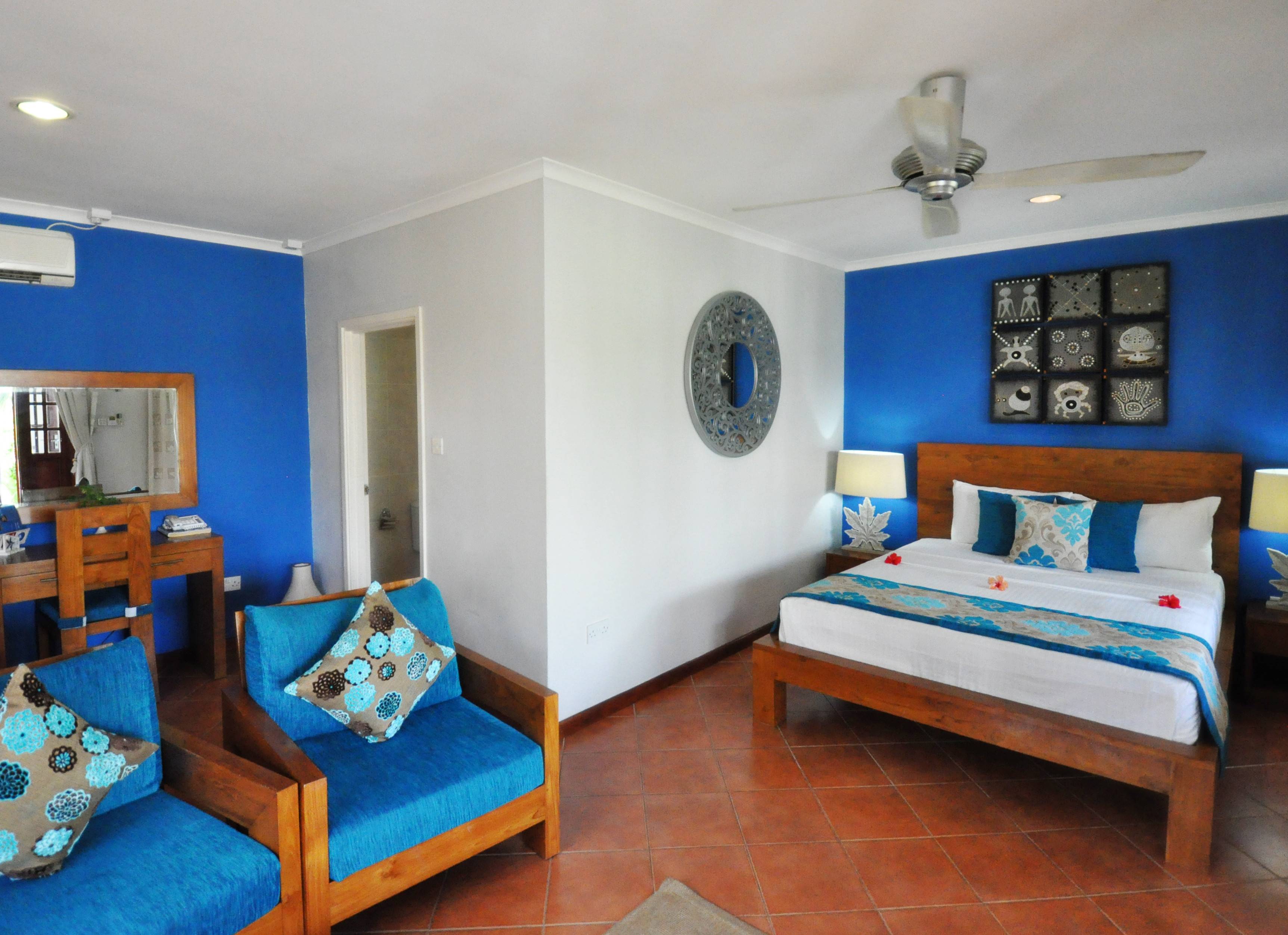 Superior kamer van Villas de Mer op Praslin in de Seychellen