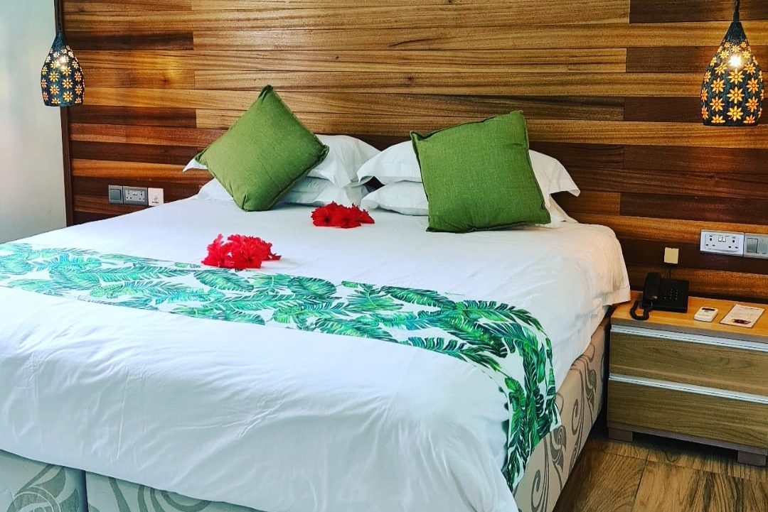 One Bedroom kamer bij Casa de Leela op La Digue in de Seychellen