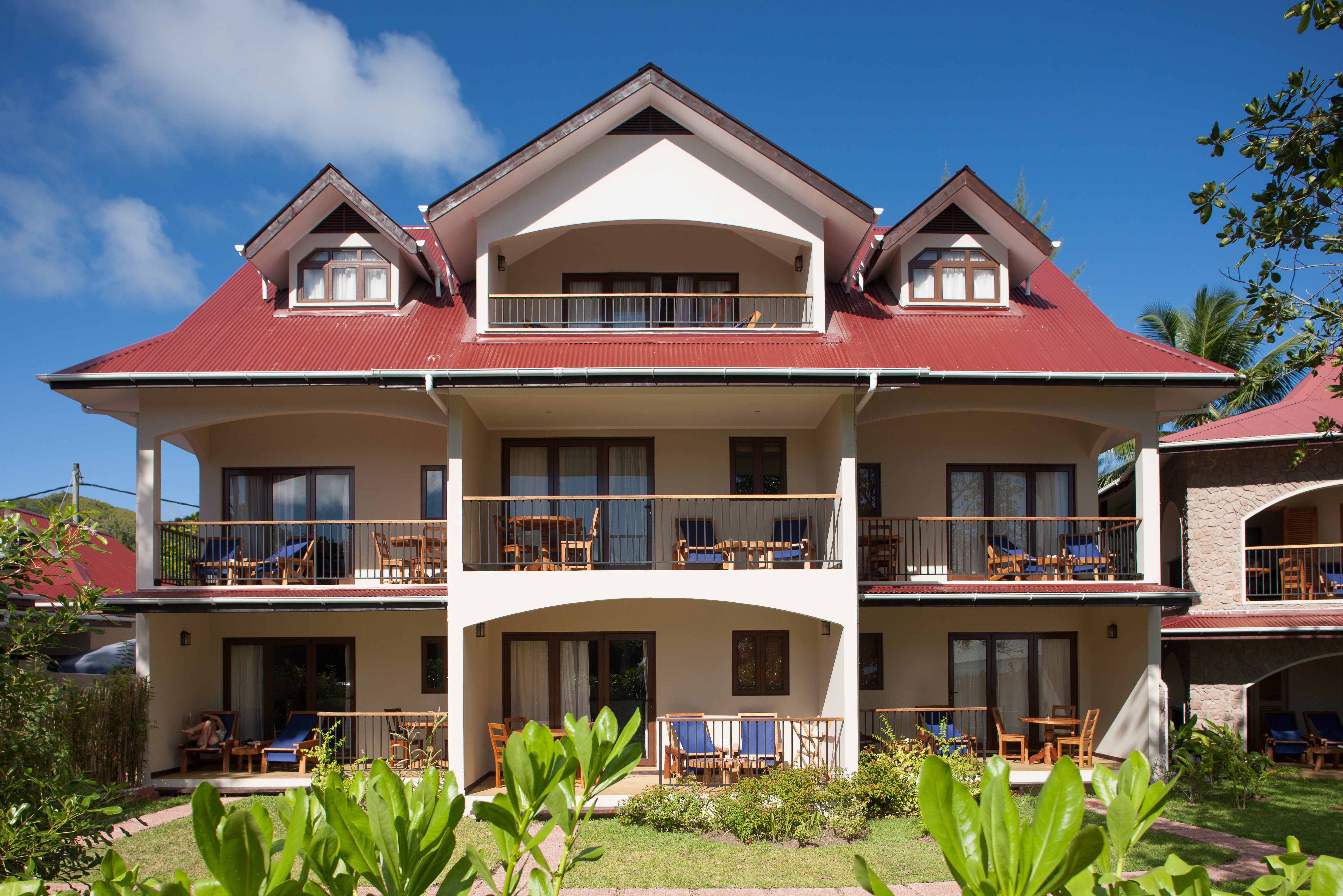 Seychellen Praslin L'Hirondelle Guest House Gebouw