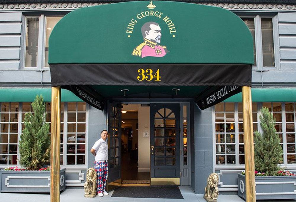 USA San Francisco King George Hotel Entree