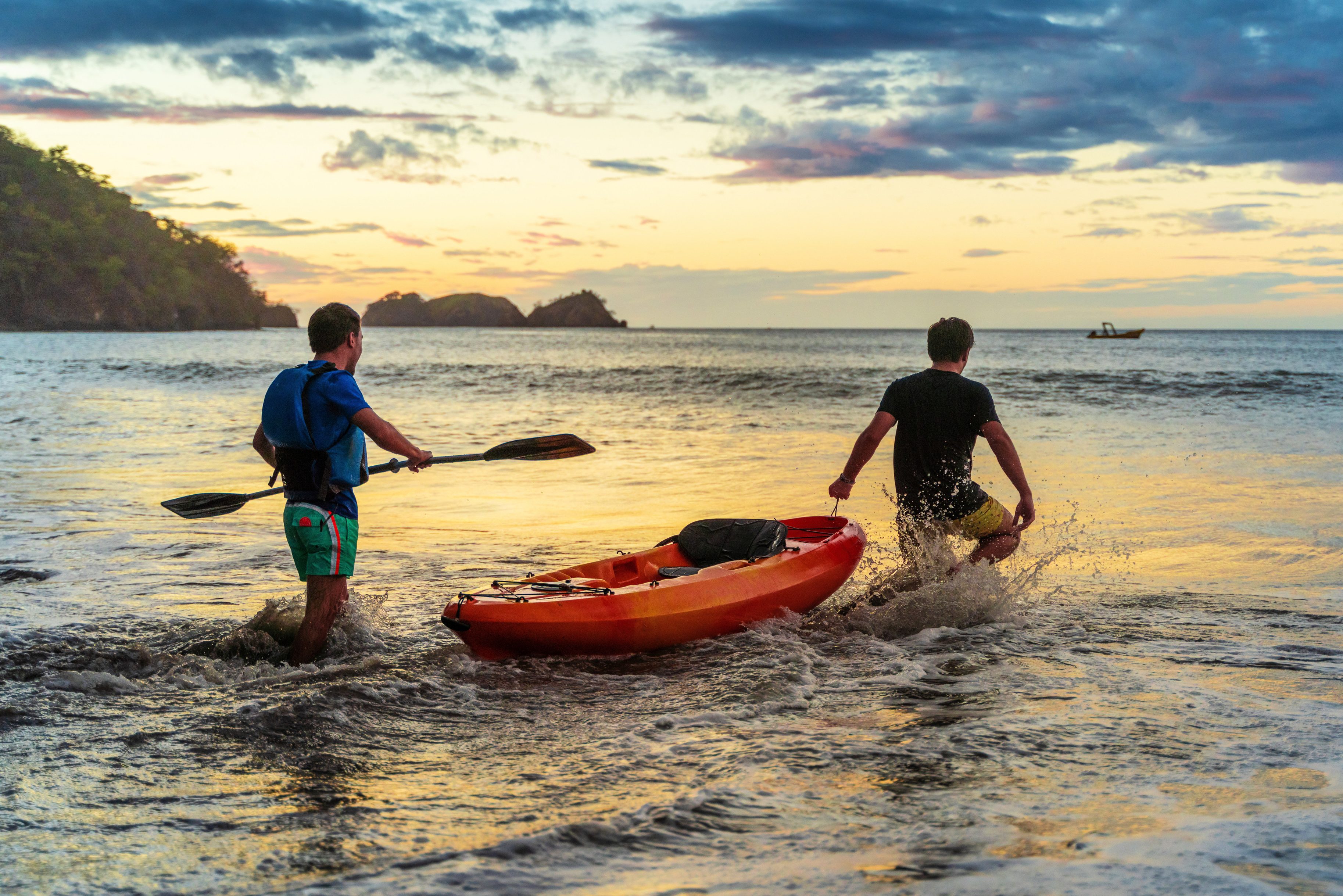 Costa-Rica-kajak-strand