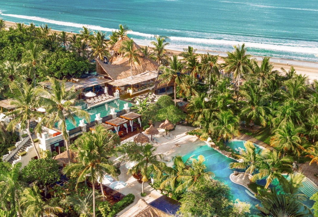 Indonesie-Bali-Legian-Bali-Mandira-Beach-Resort-en-Spa-luchtfoto-View