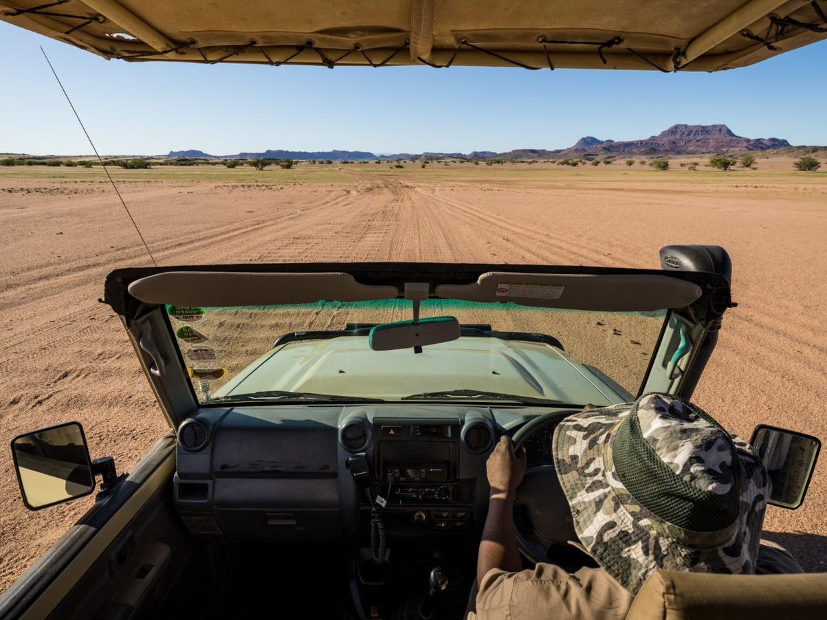 Jeepsafari Damaraland woestijnolifanten
