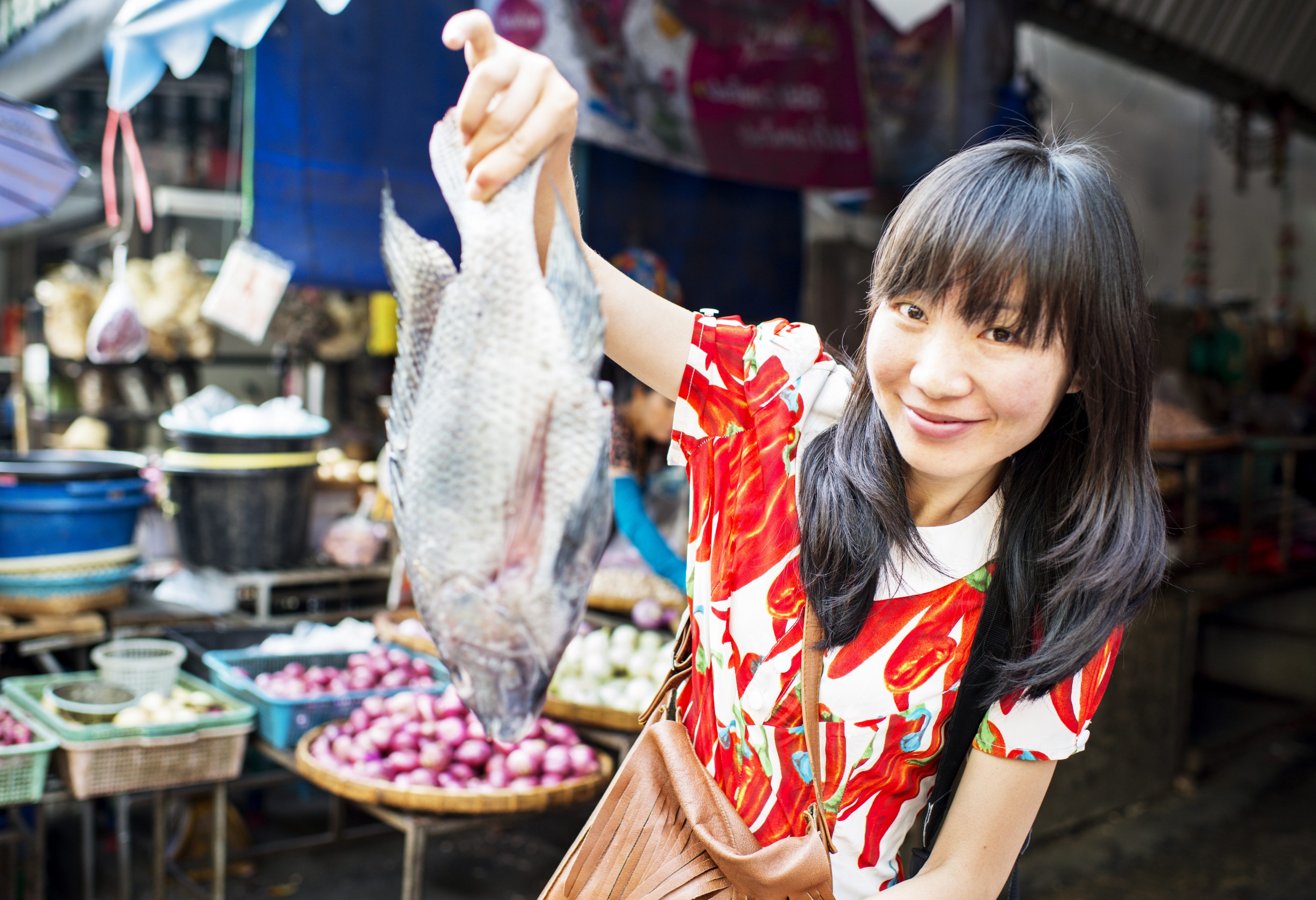 Lokale markt Chiang Mai Thailand