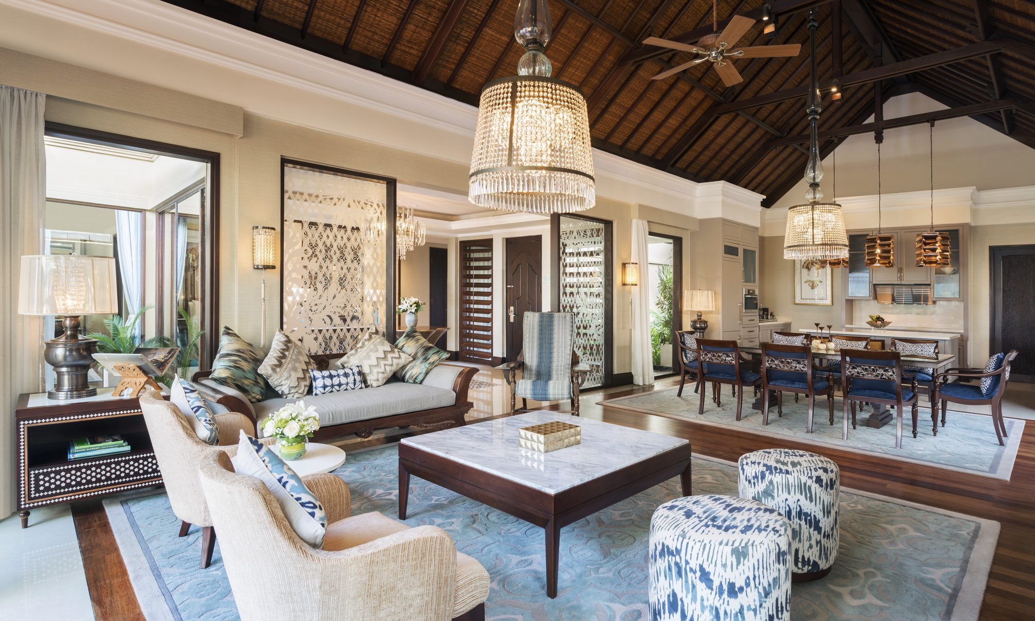 Indonesie Bali Nusa Dua St. Regis Resort woonkamer