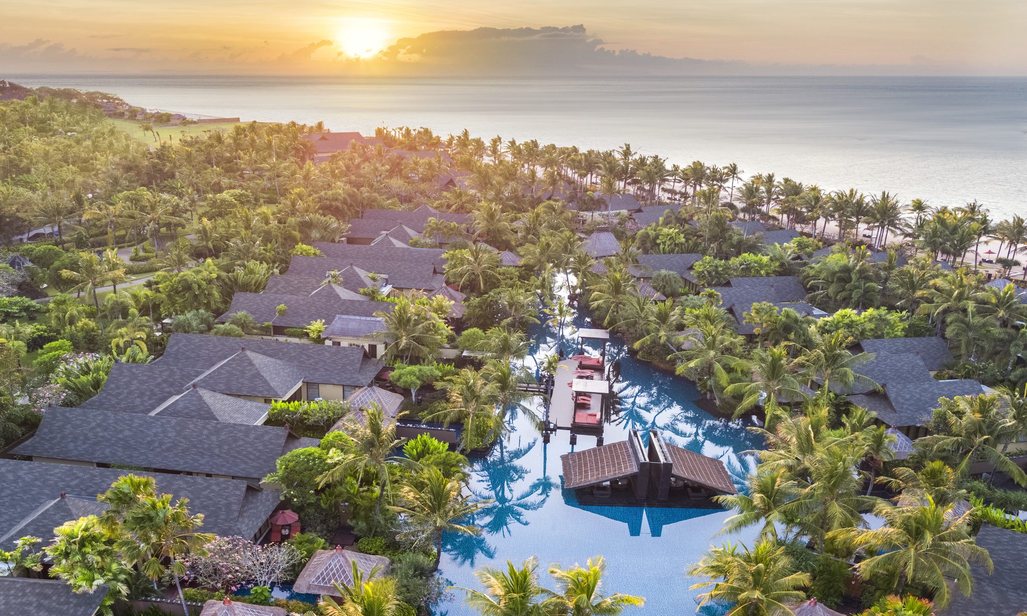 Indonesie Bali Nusa Dua St. Regis Resort luchtfoto