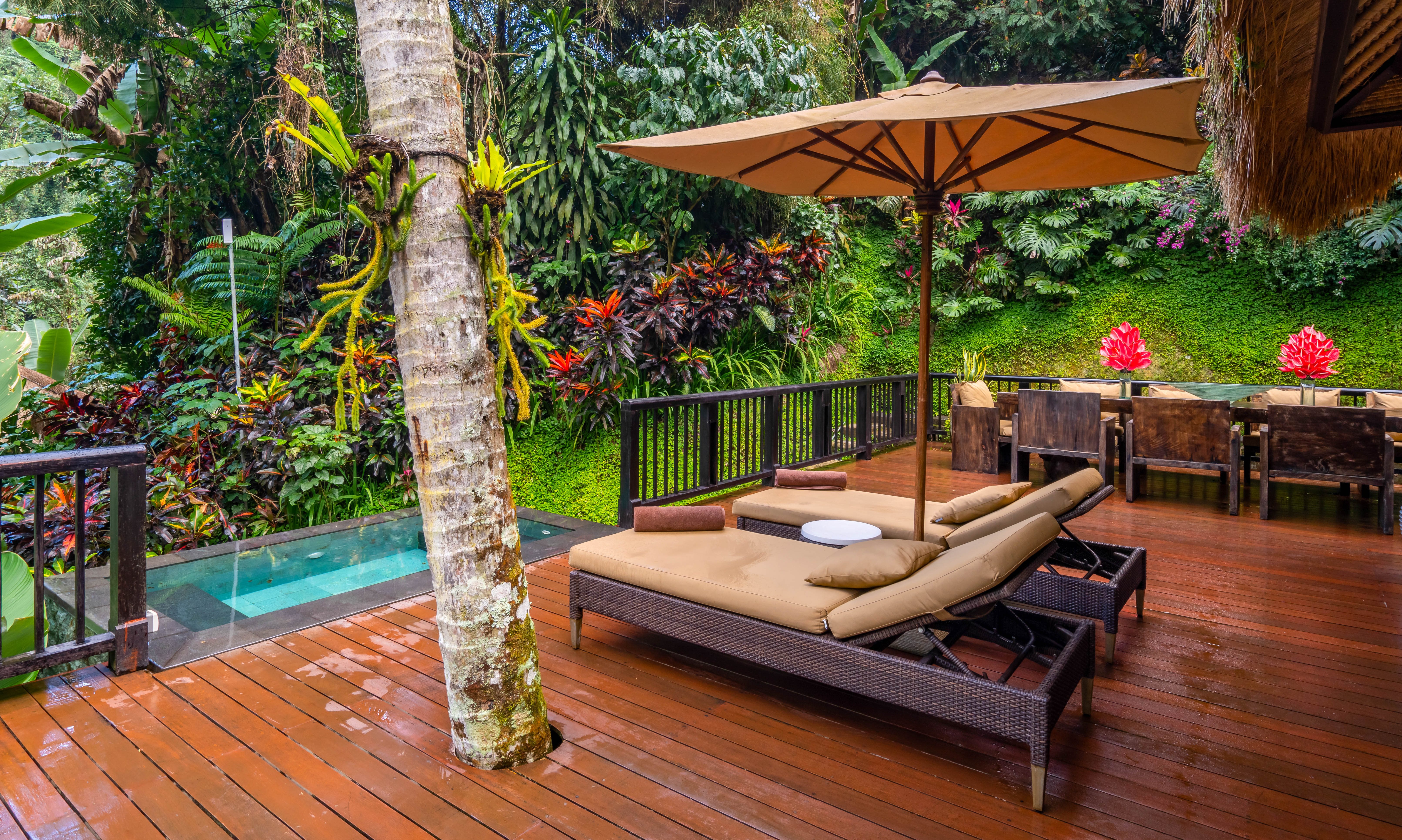 Indonesie Hanging Gardens of Bali Spa presidential suite buiten