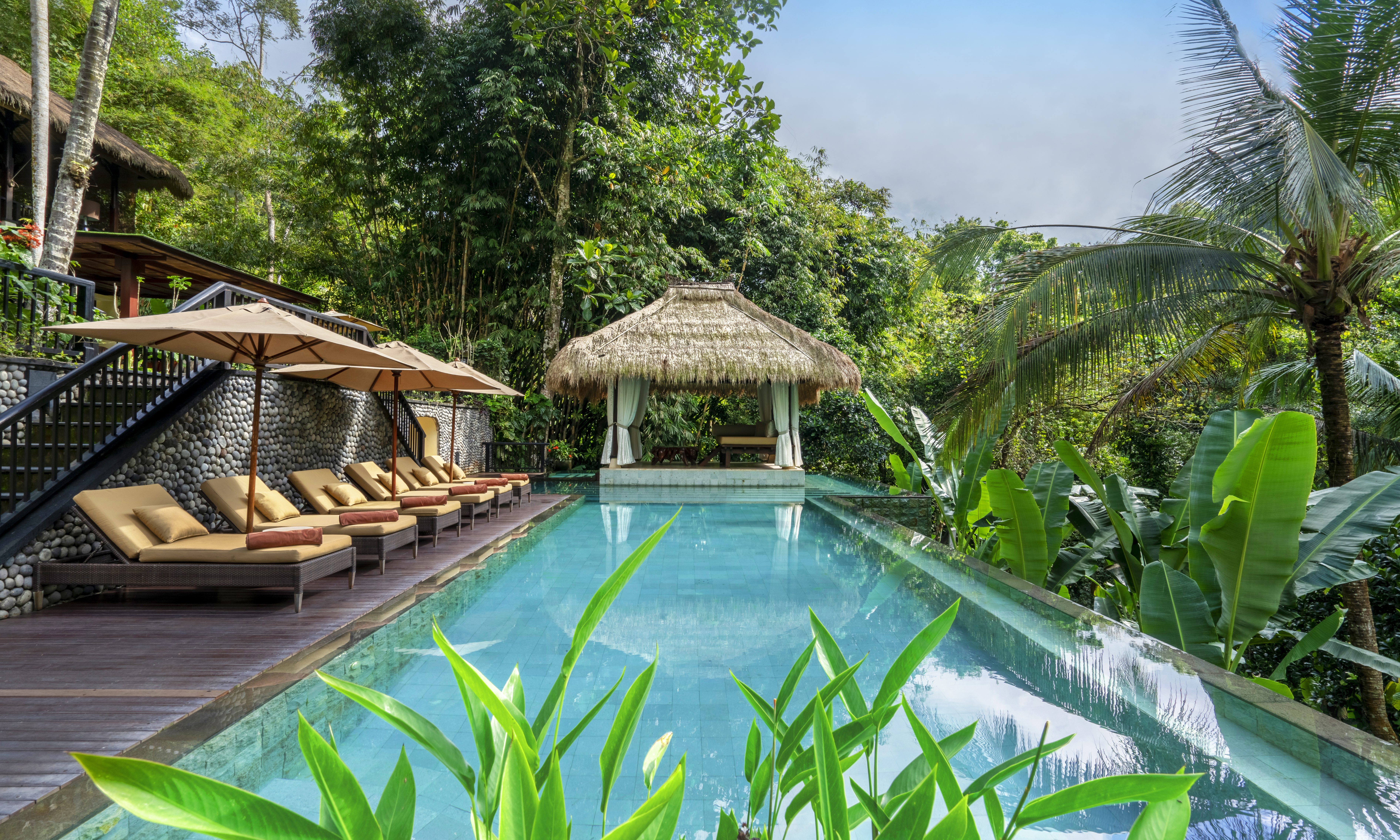 Indonesie Hanging Gardens of Bali zwembad