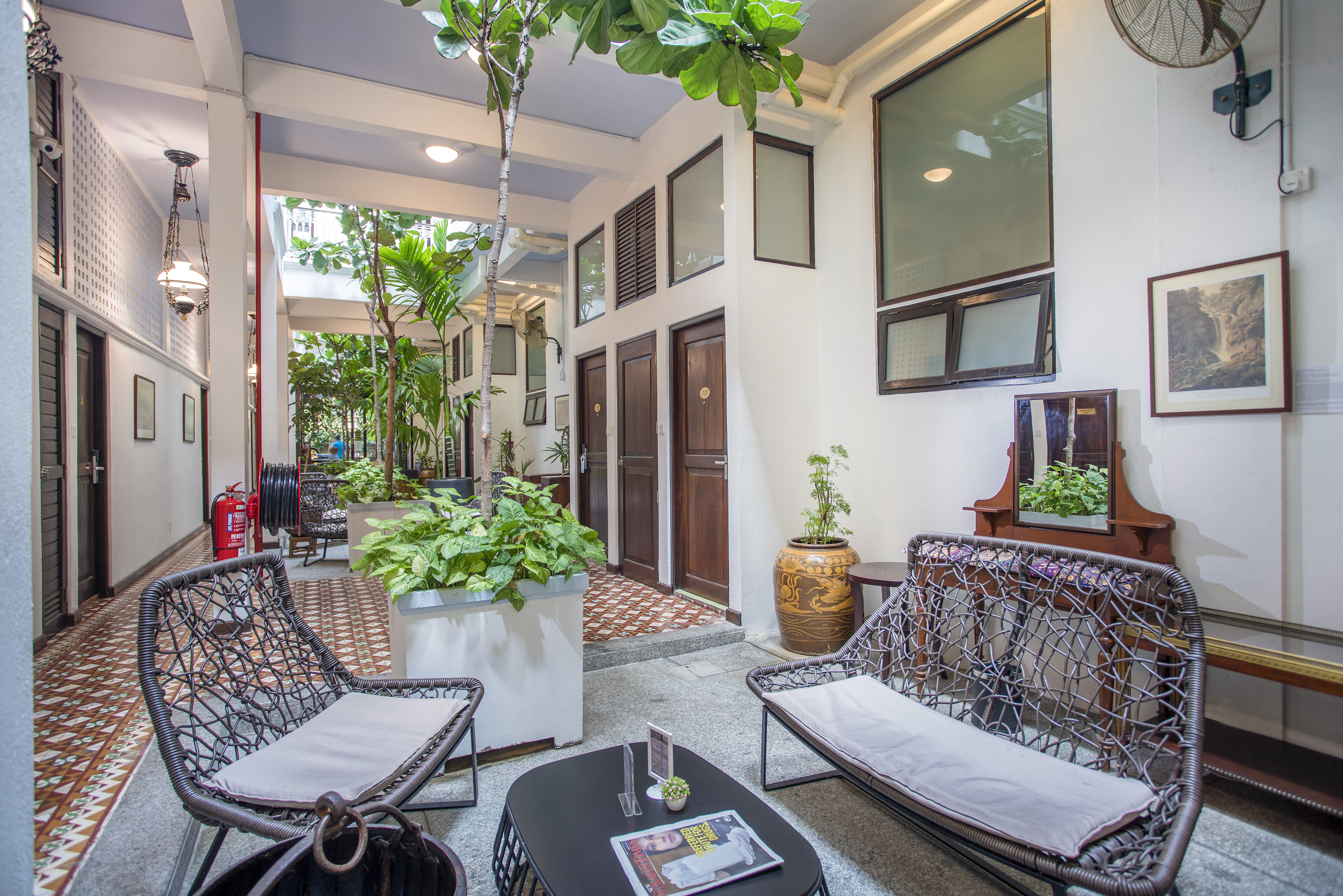 Maleisie Areca Hotel Penang Zitje