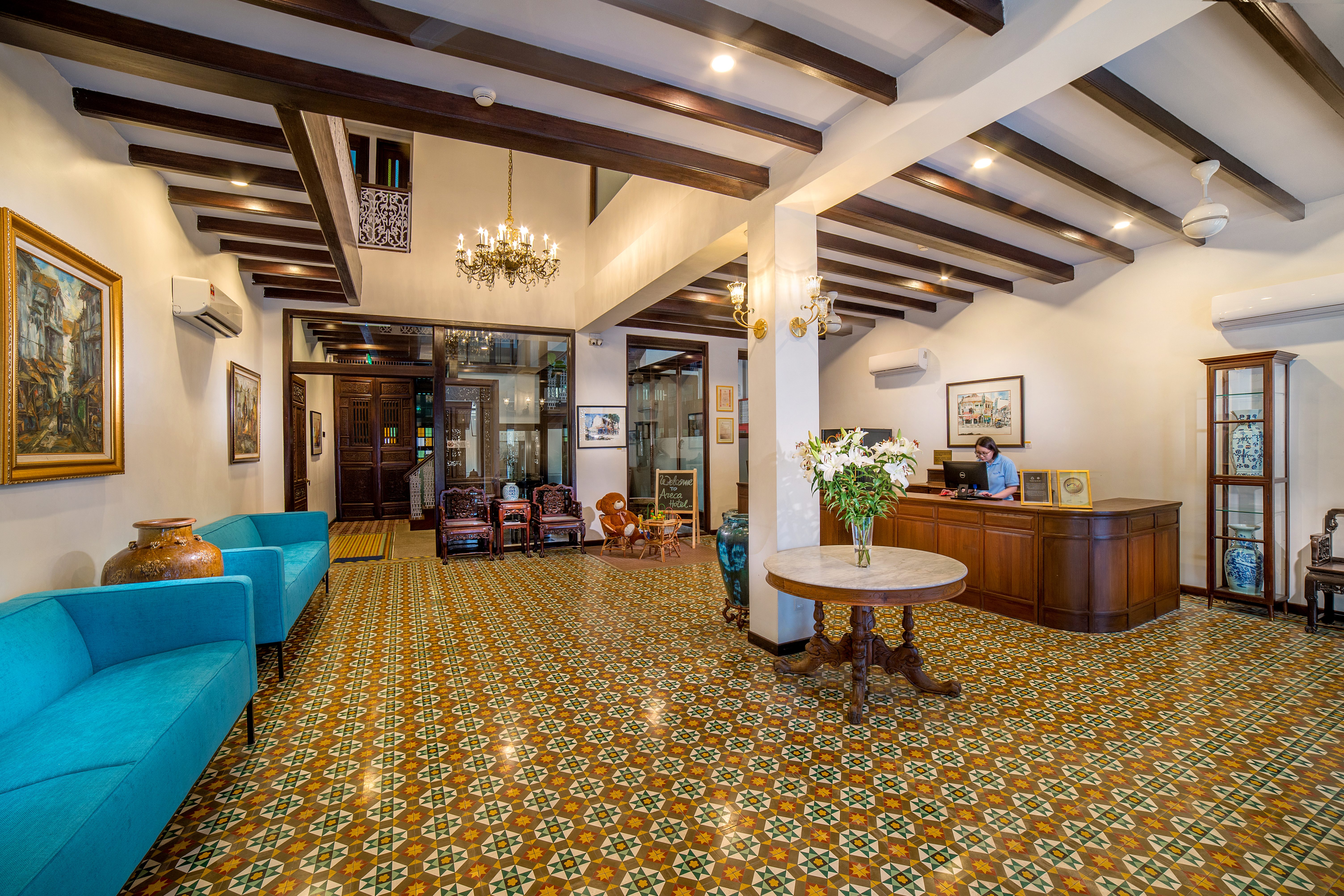 Maleisie Areca Hotel Penang Lobby