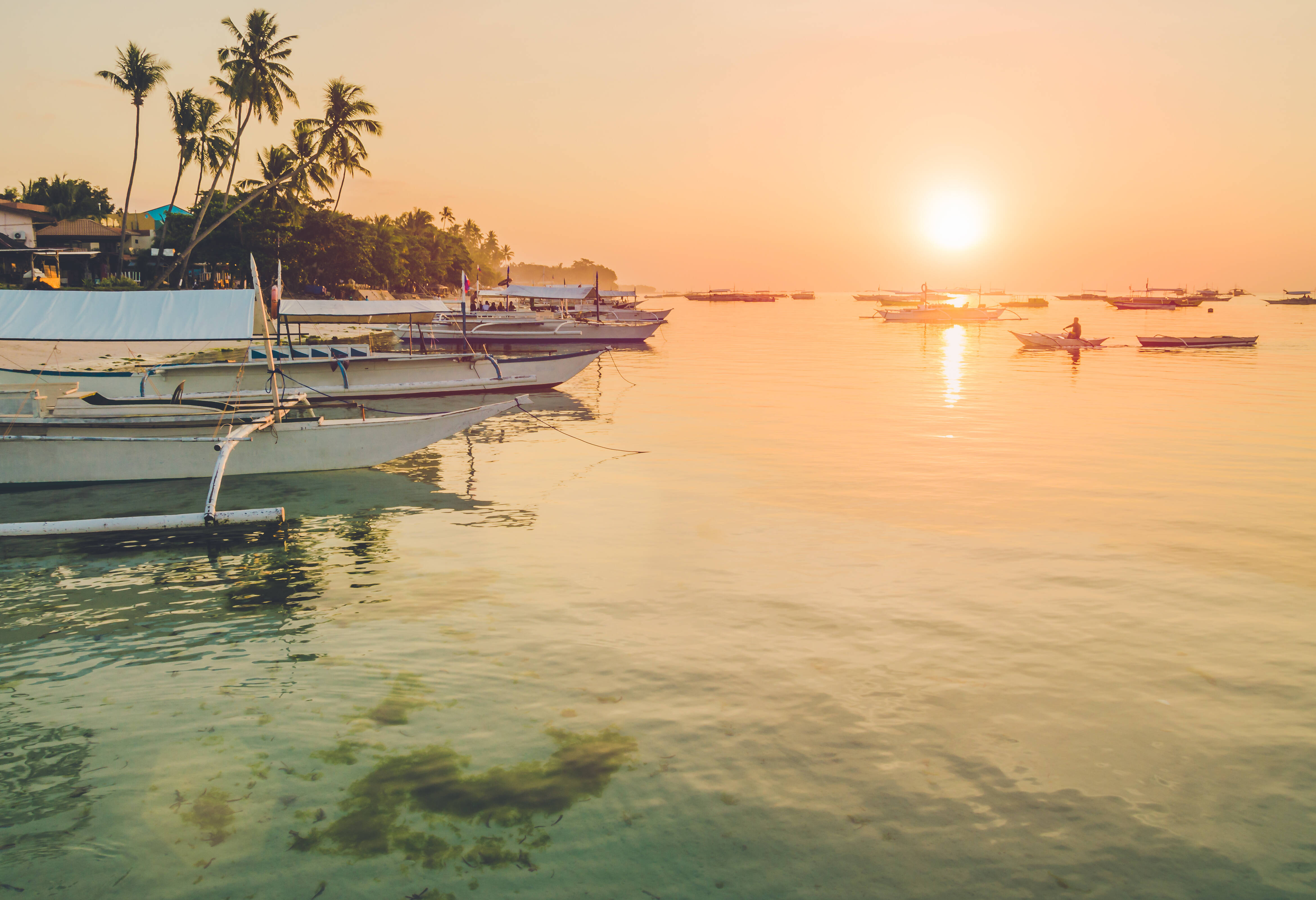 Zonsondergang op Panglao Bohol