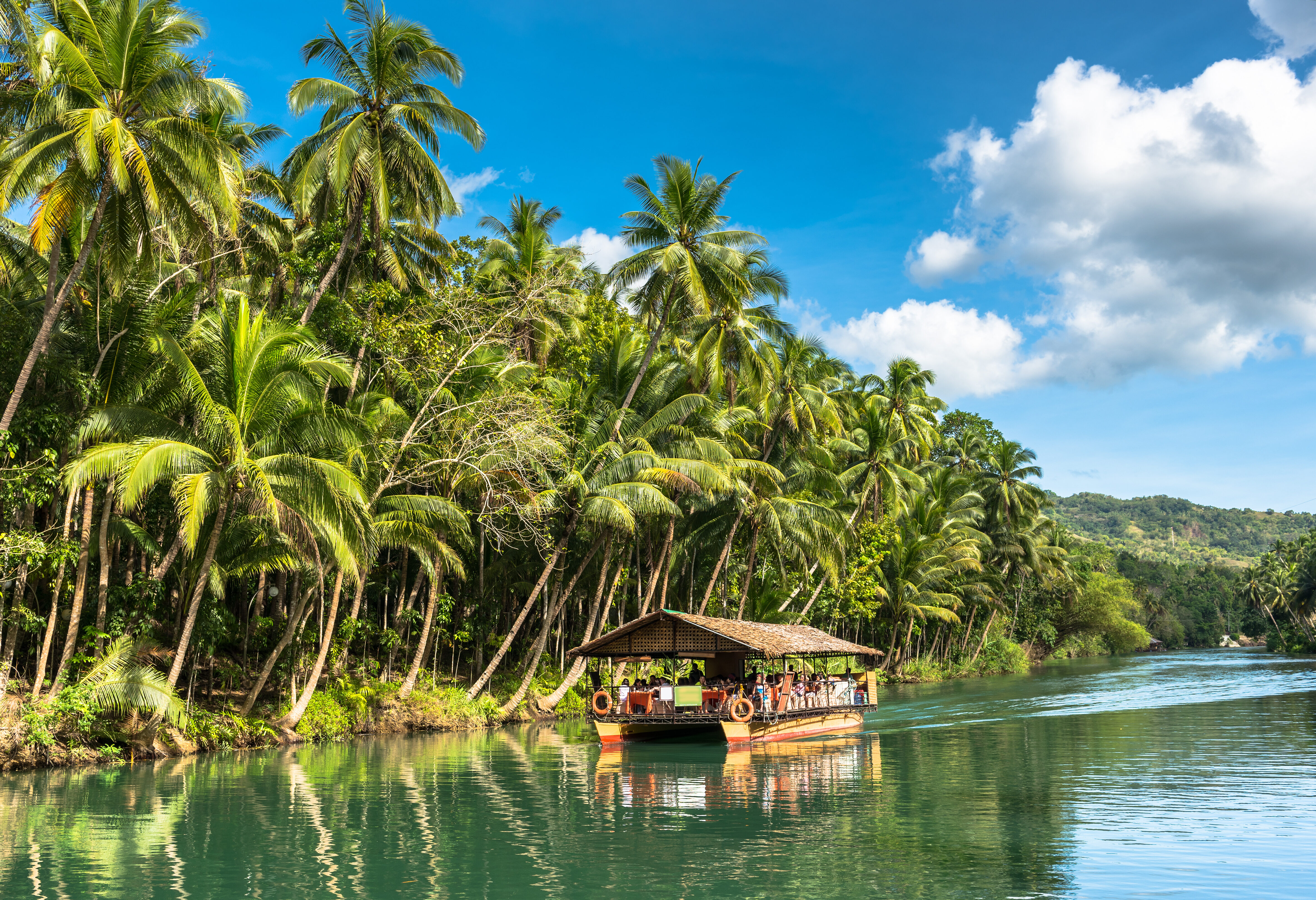 Riviercruise op de Loboc-rivier