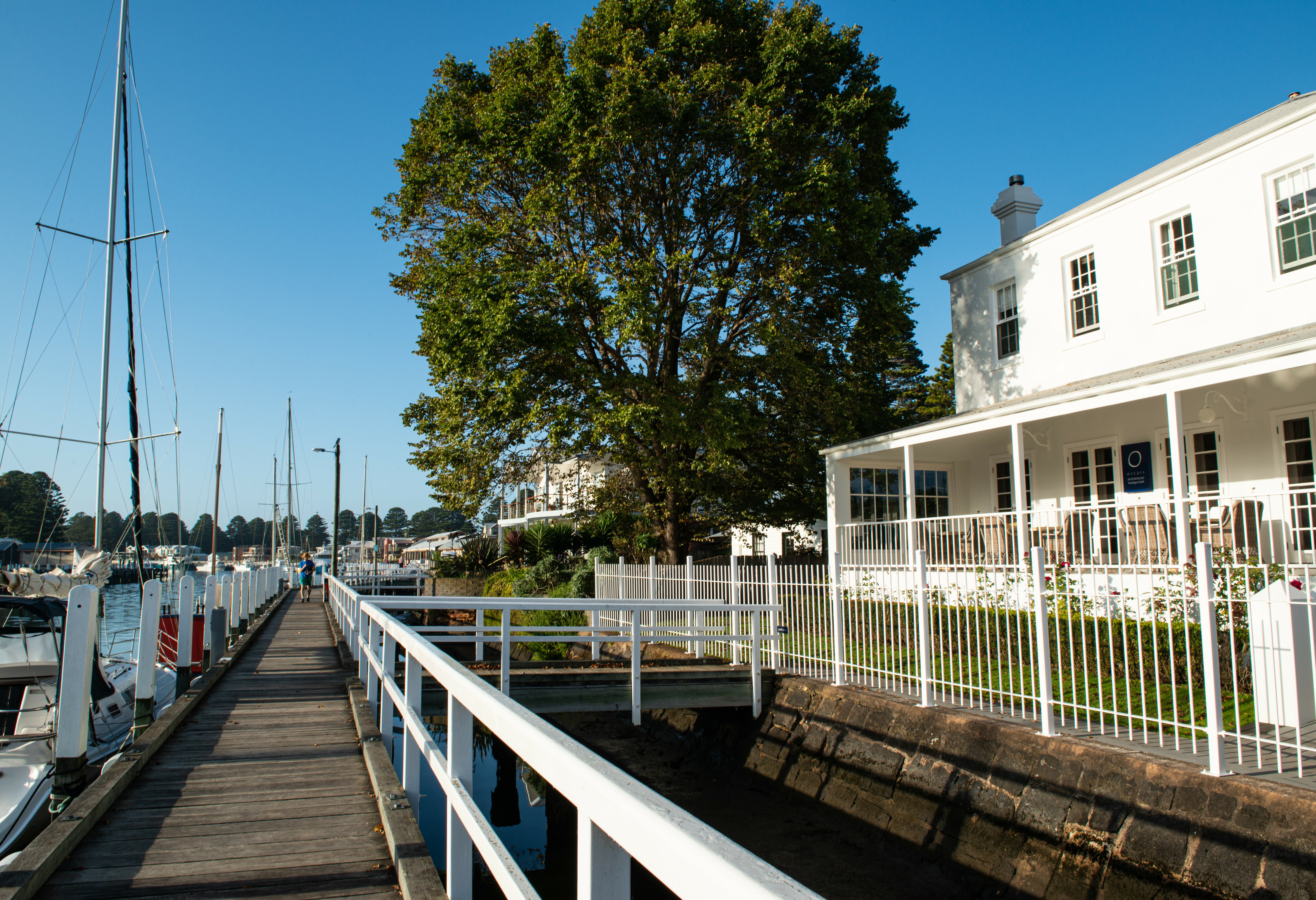 Riverside Walk in Port Fairy in Australie