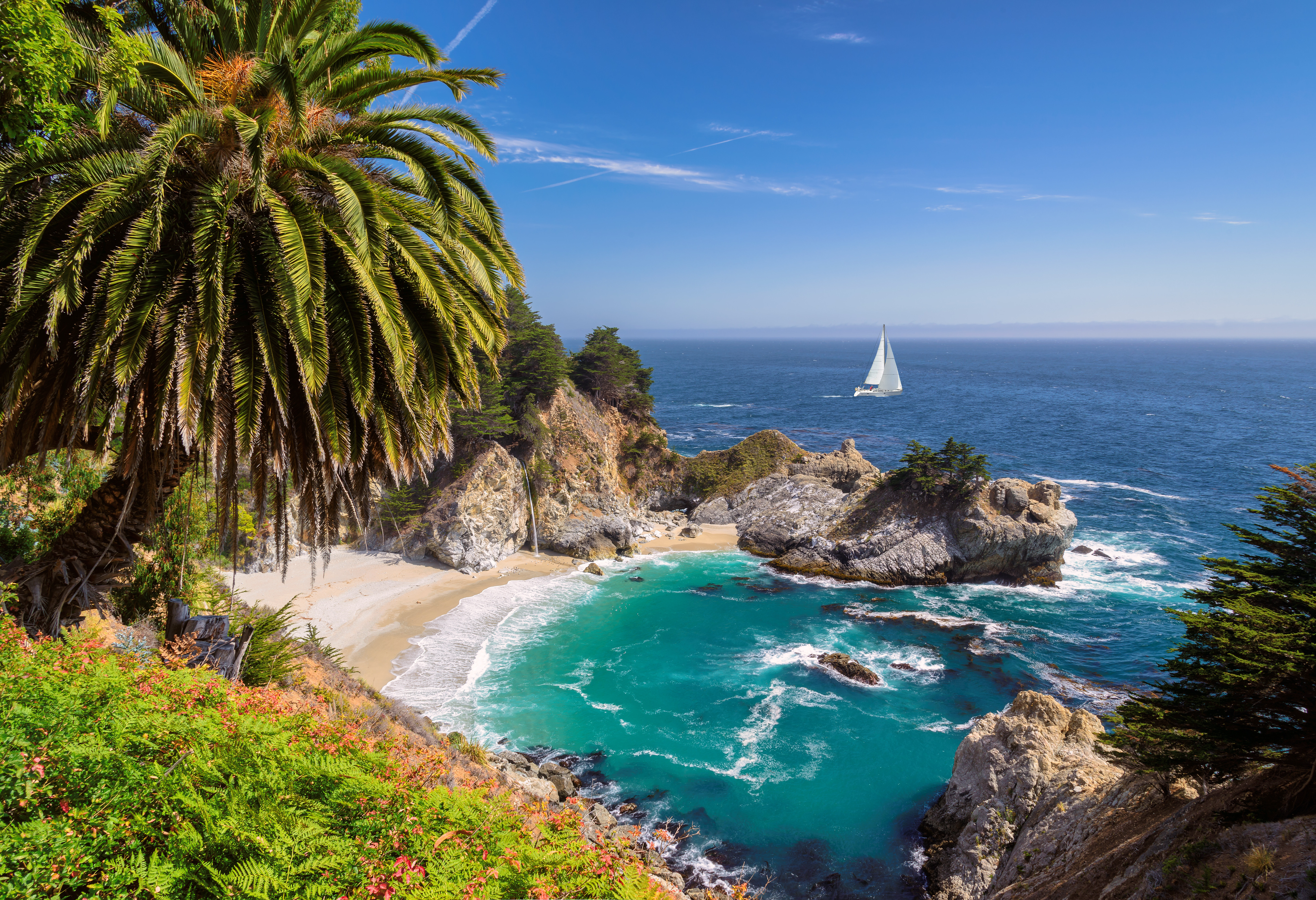 Strand nabij Monterey