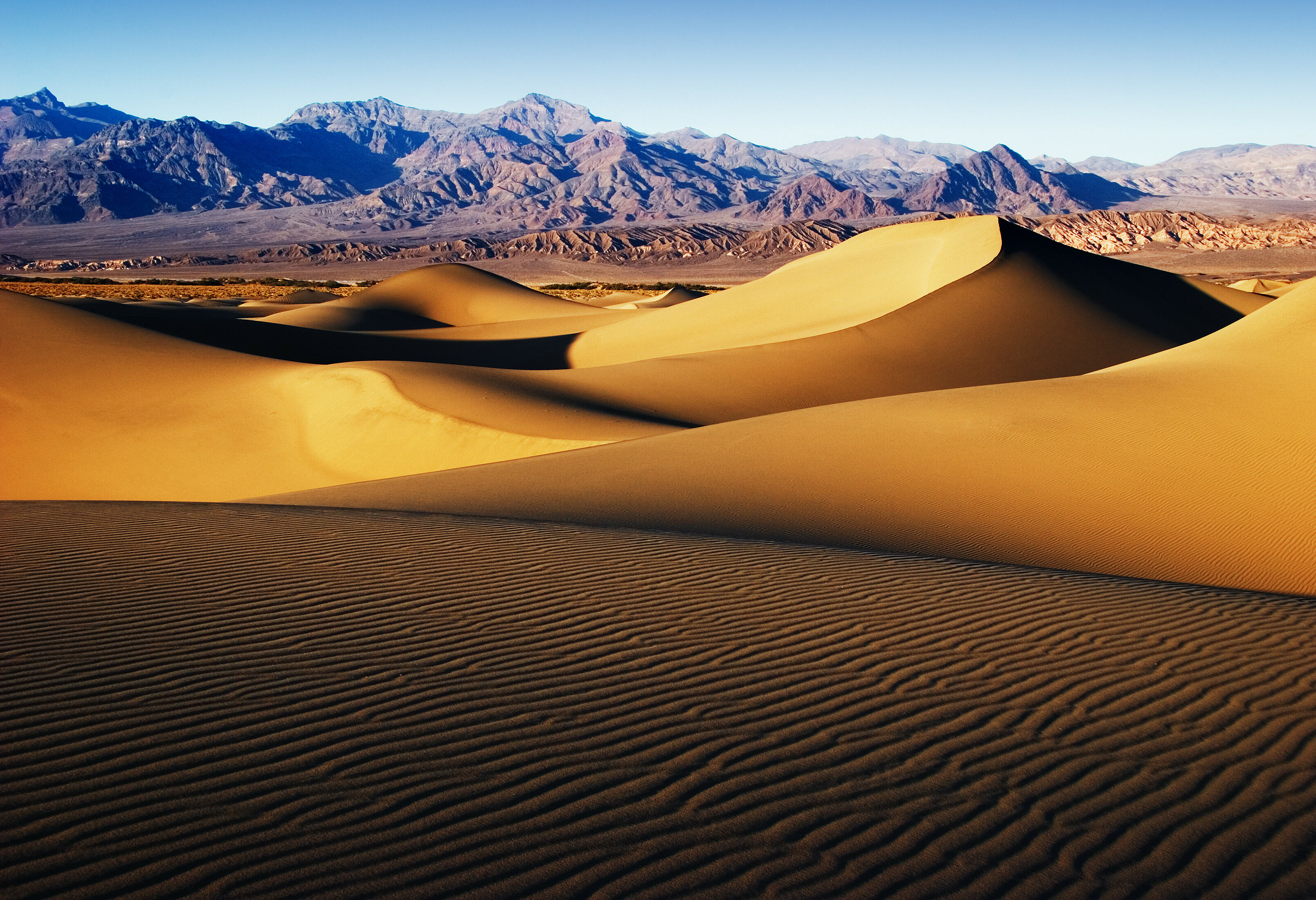 Woestijn landschap Death Valley