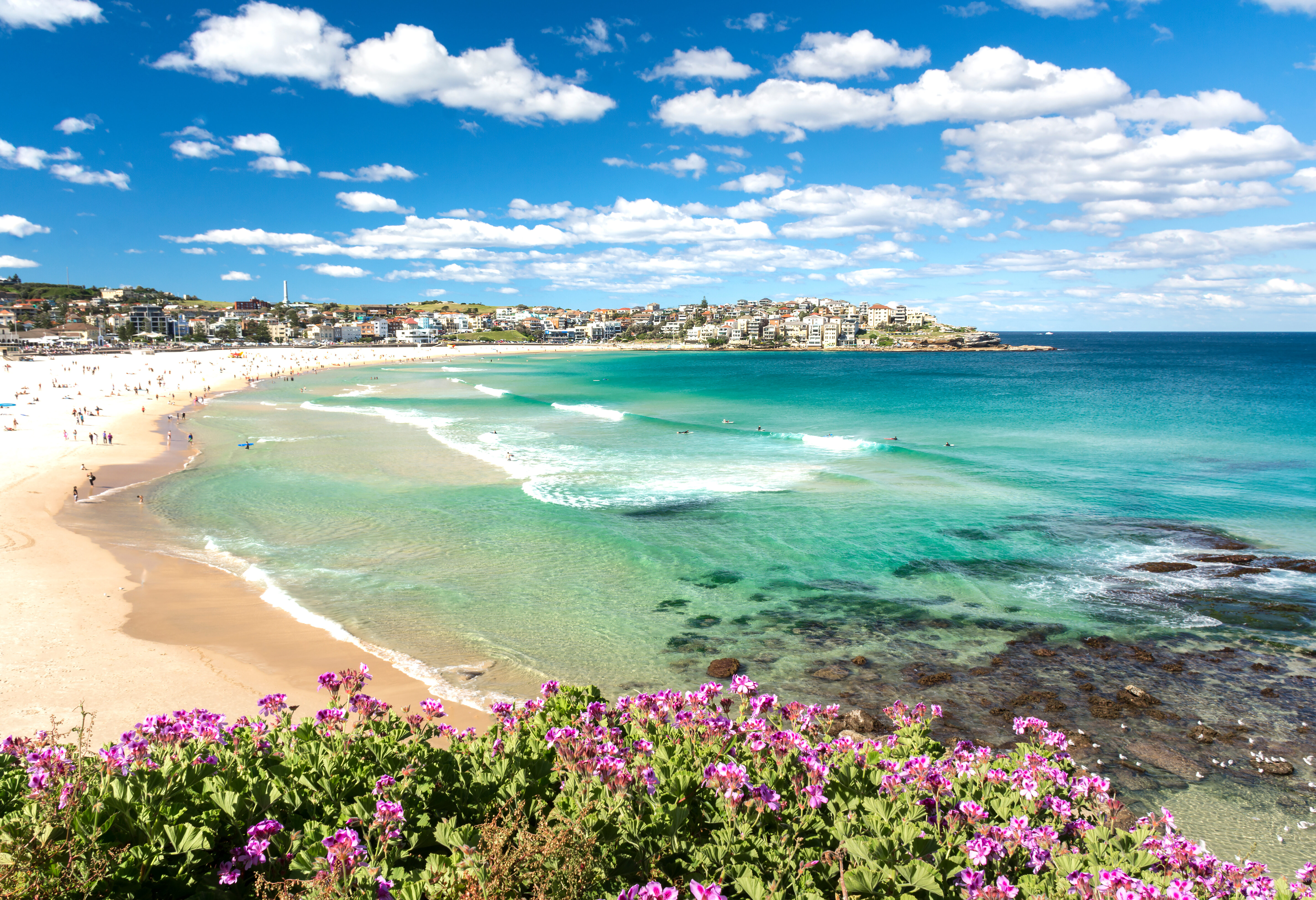 Bondi Beach nabij Sydney in Australie