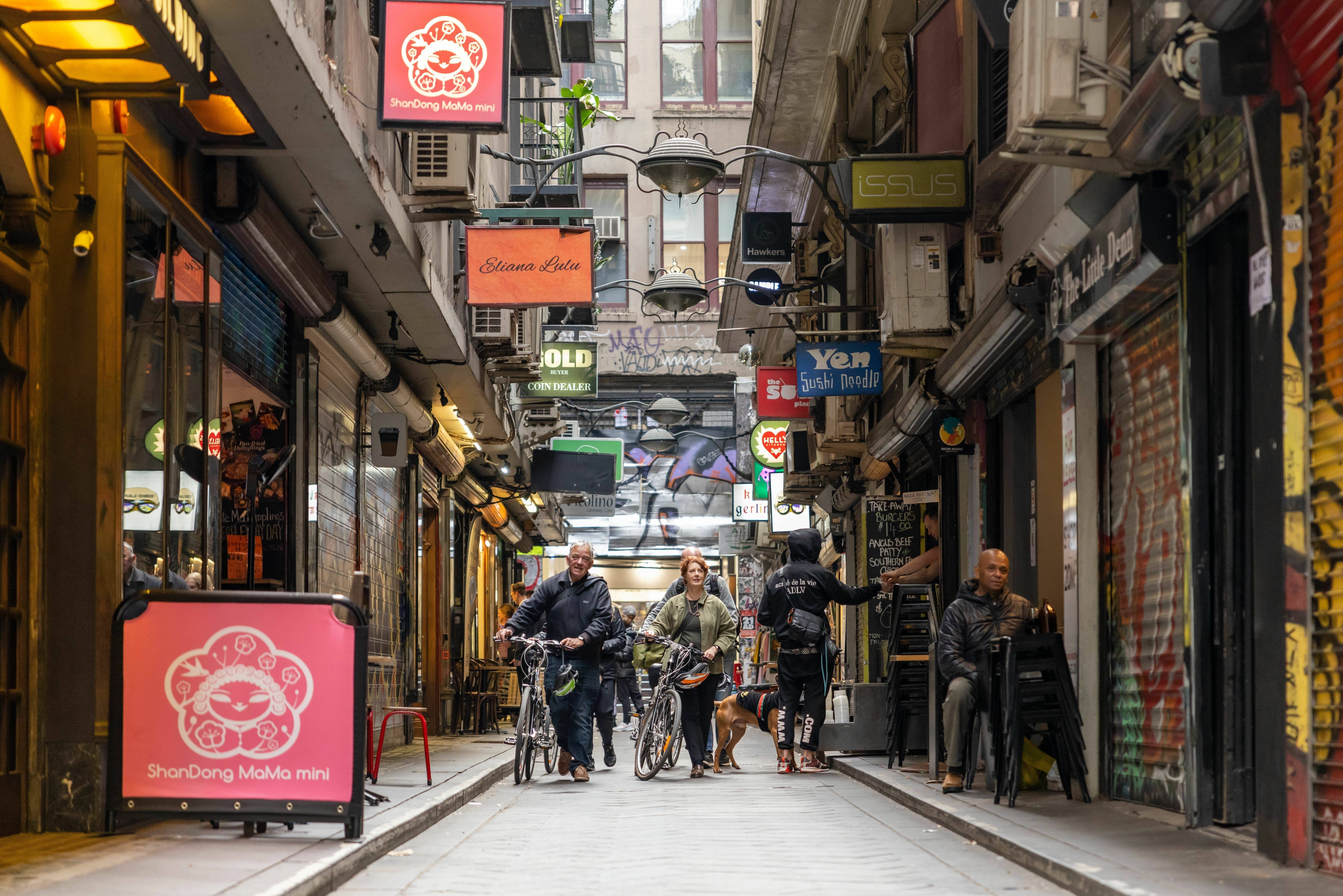 Australie Visit Victoria Melbourne by Bike Fietsen Steegje