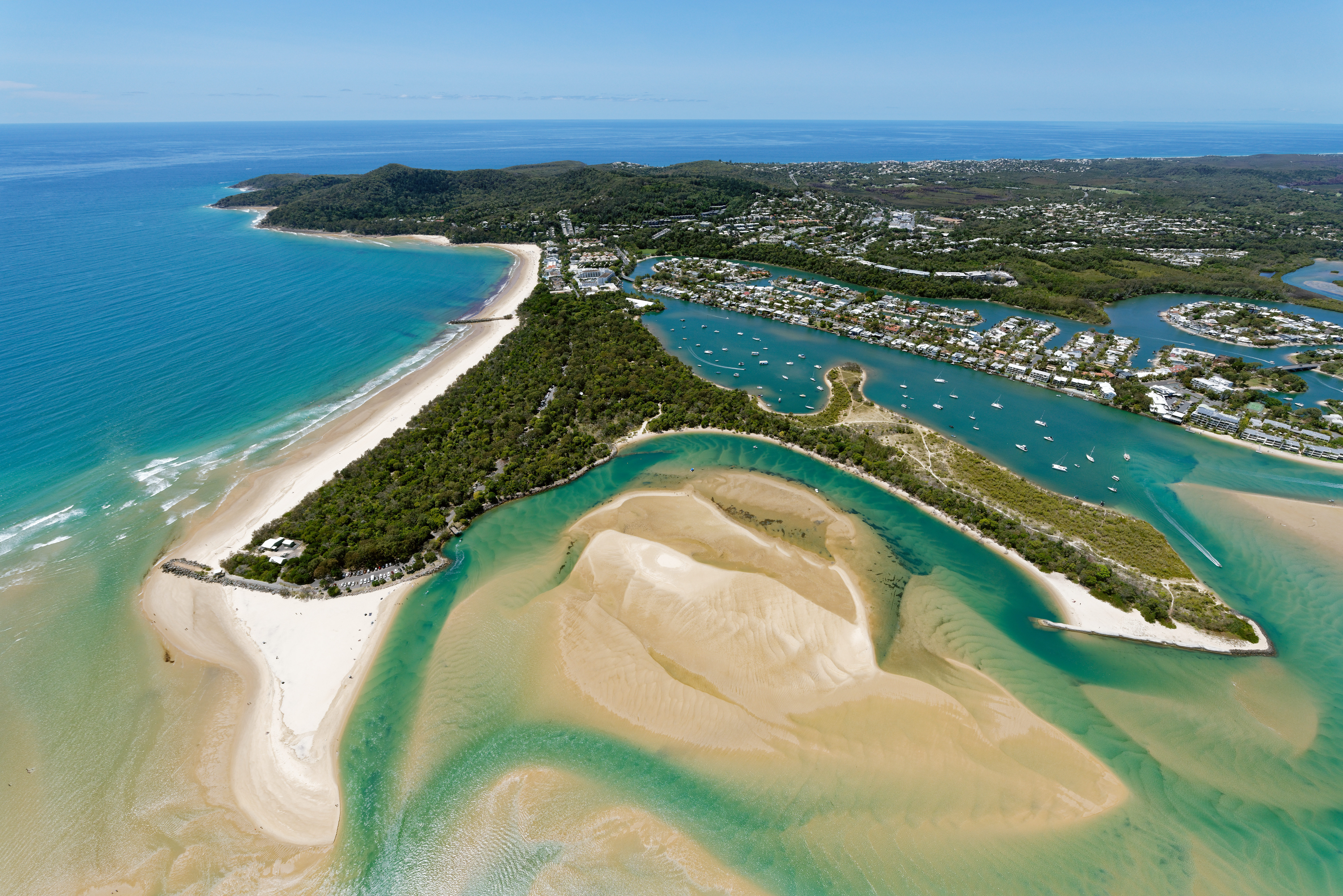 Noosa en Noosa Heads in de staat Queensland in Australie