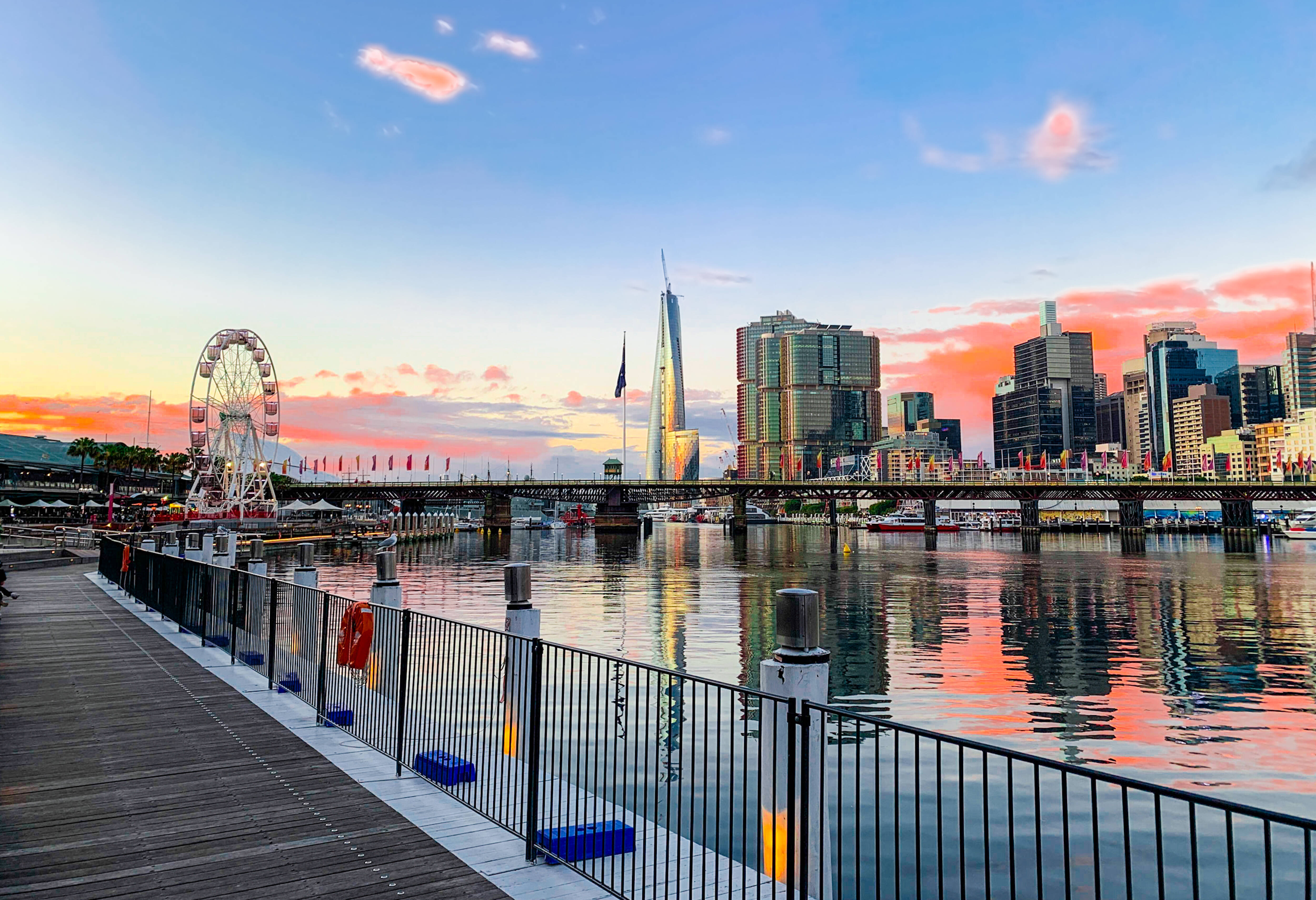 Daring Harbour in Sydney in Australie