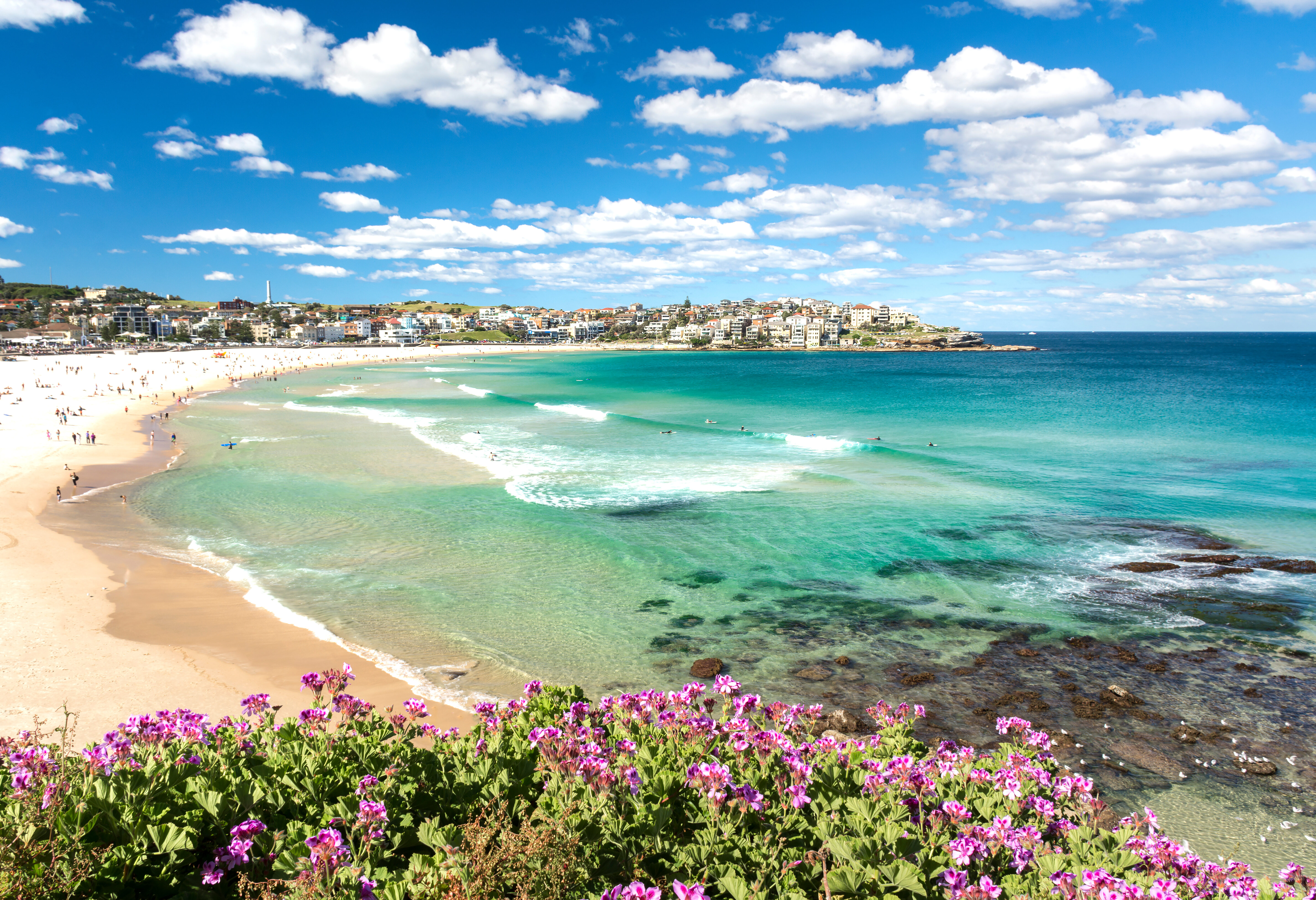 Bondi Beach nabij Sydney in Australie