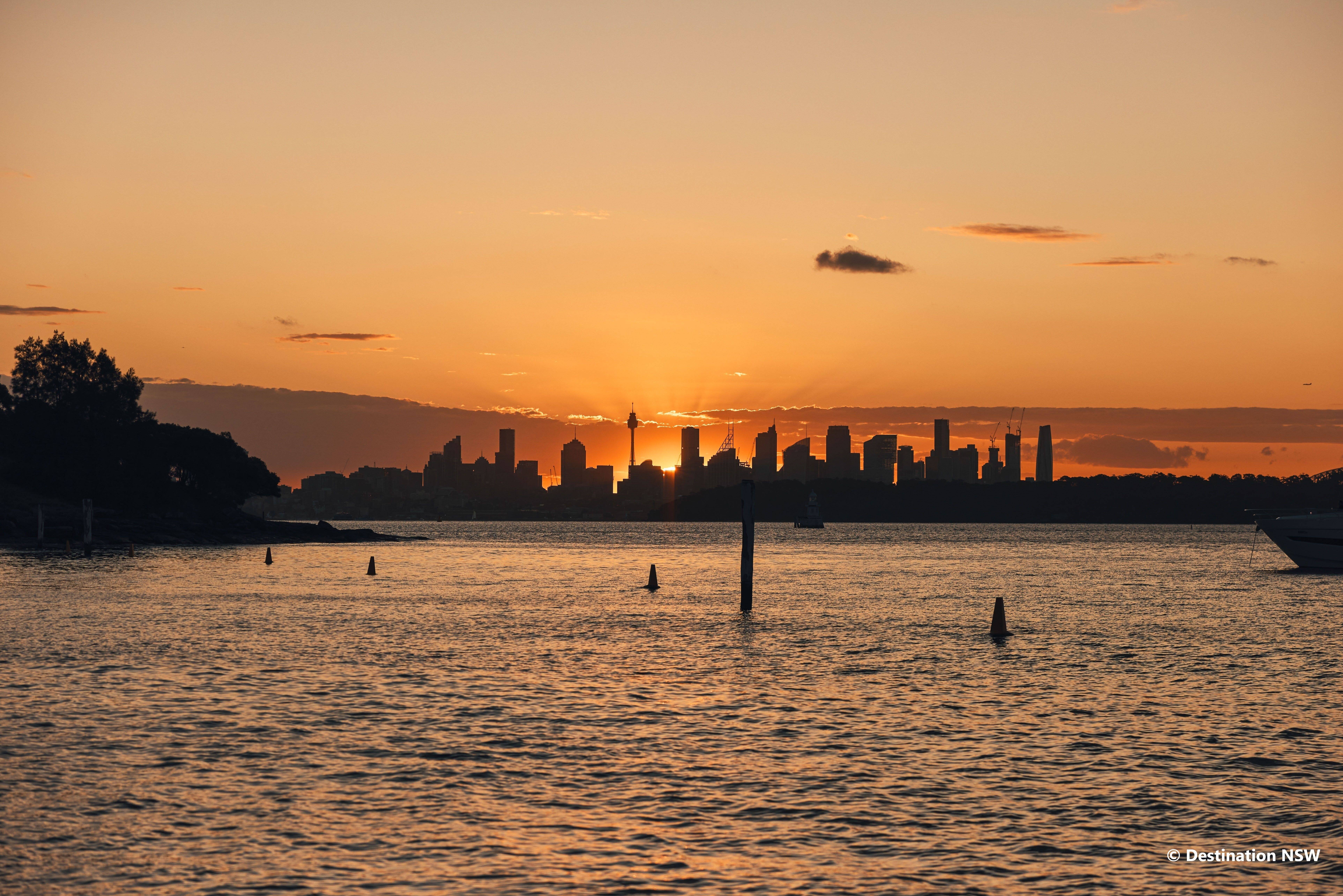 Australie Destination NSW Sydney Watsons Bay uitzicht Skyline