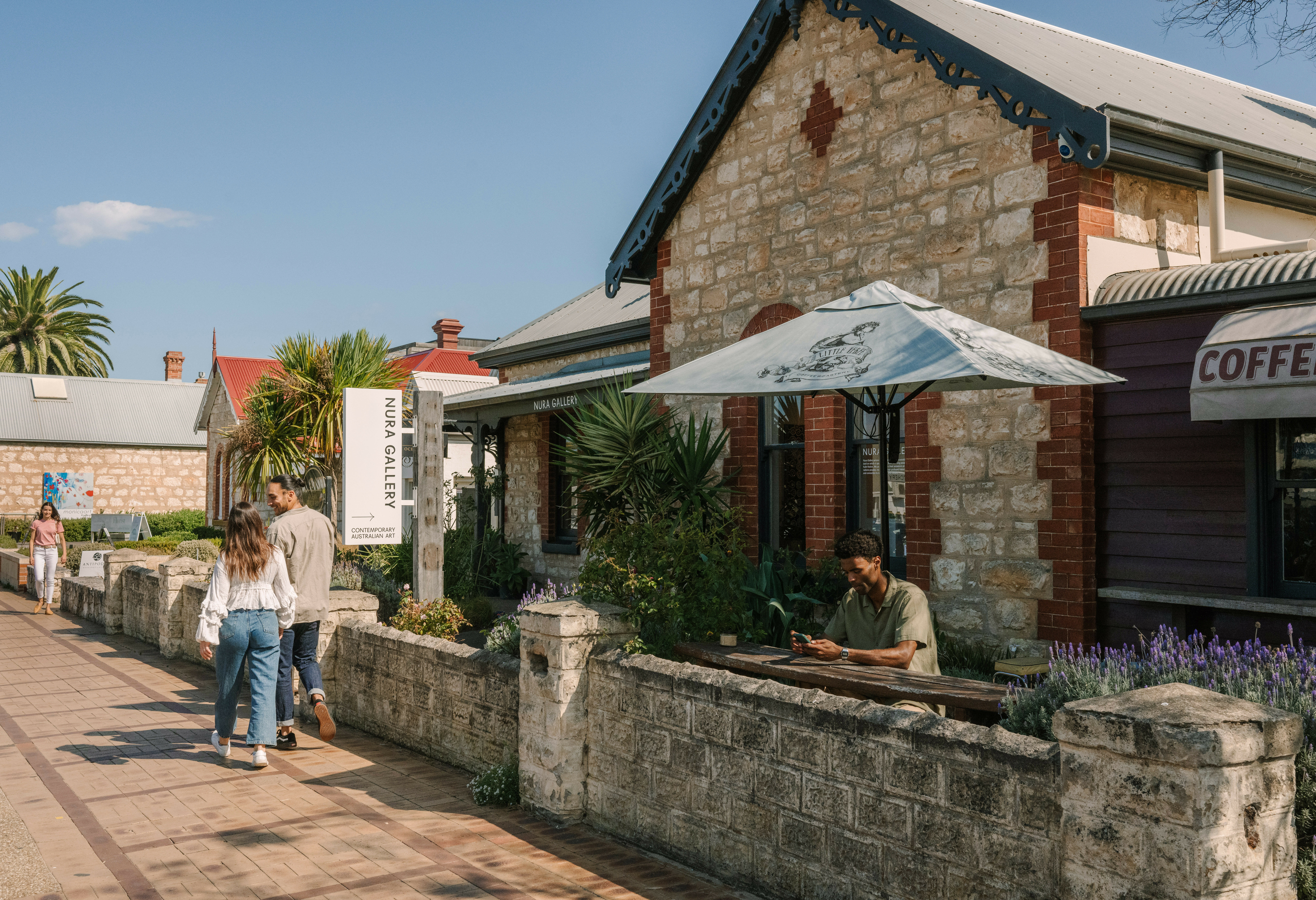 Het gezellige plaatsje Sorrento op Mornington Peninsula in Australie