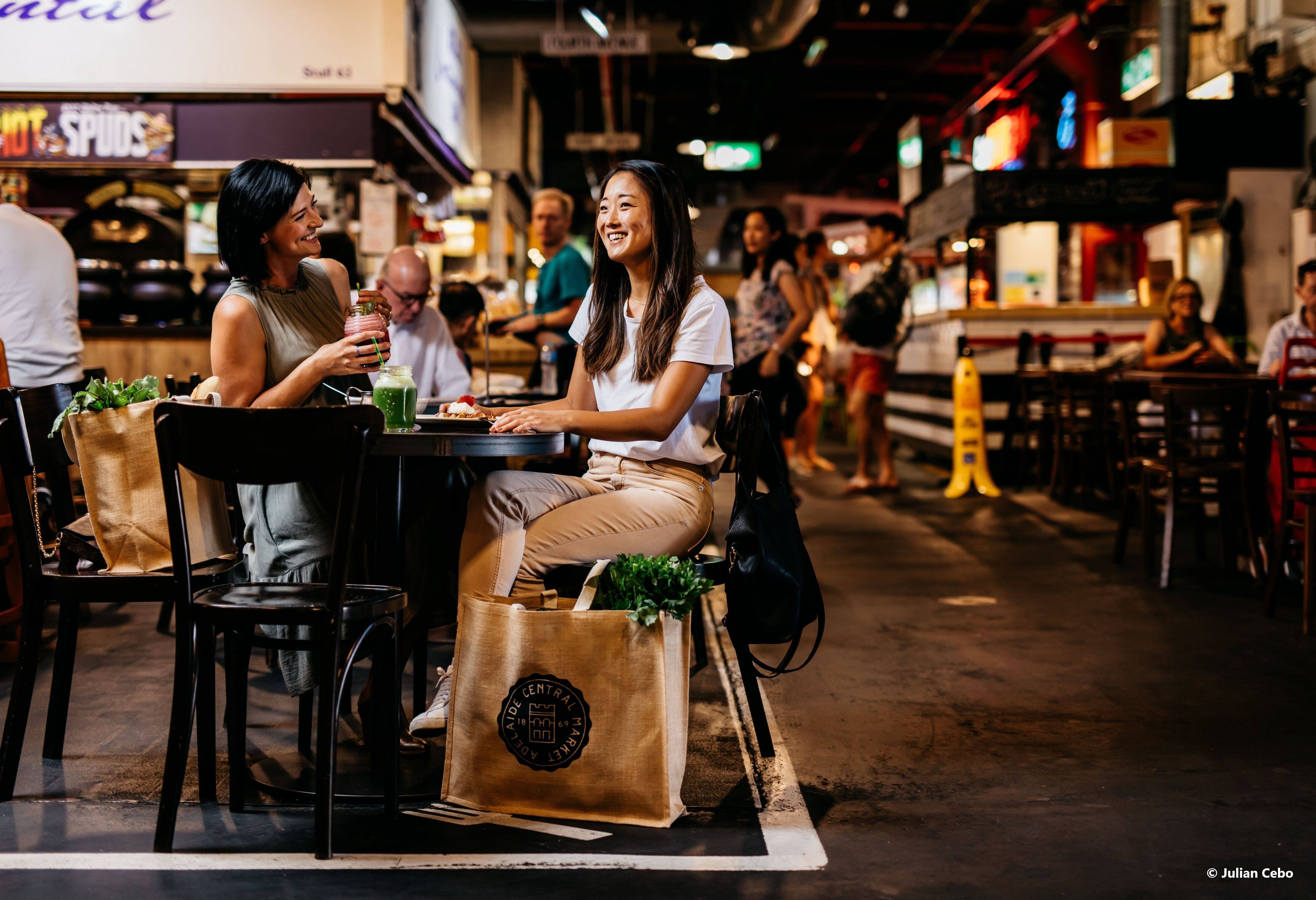 Adelaide Central Market in Adelaide in Australie