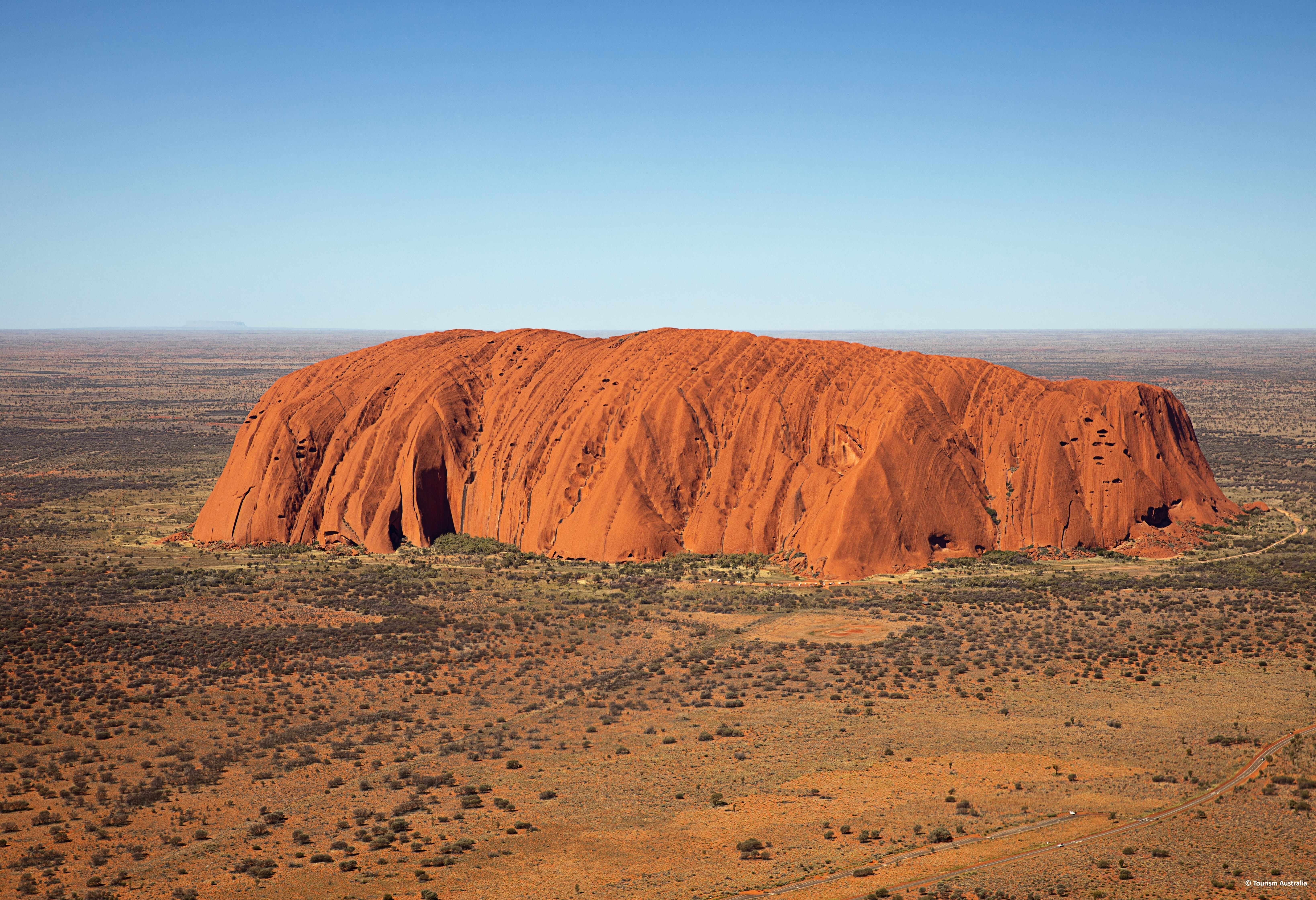 Uluru in het Uluru-Kata Tjuta National Park in Australie