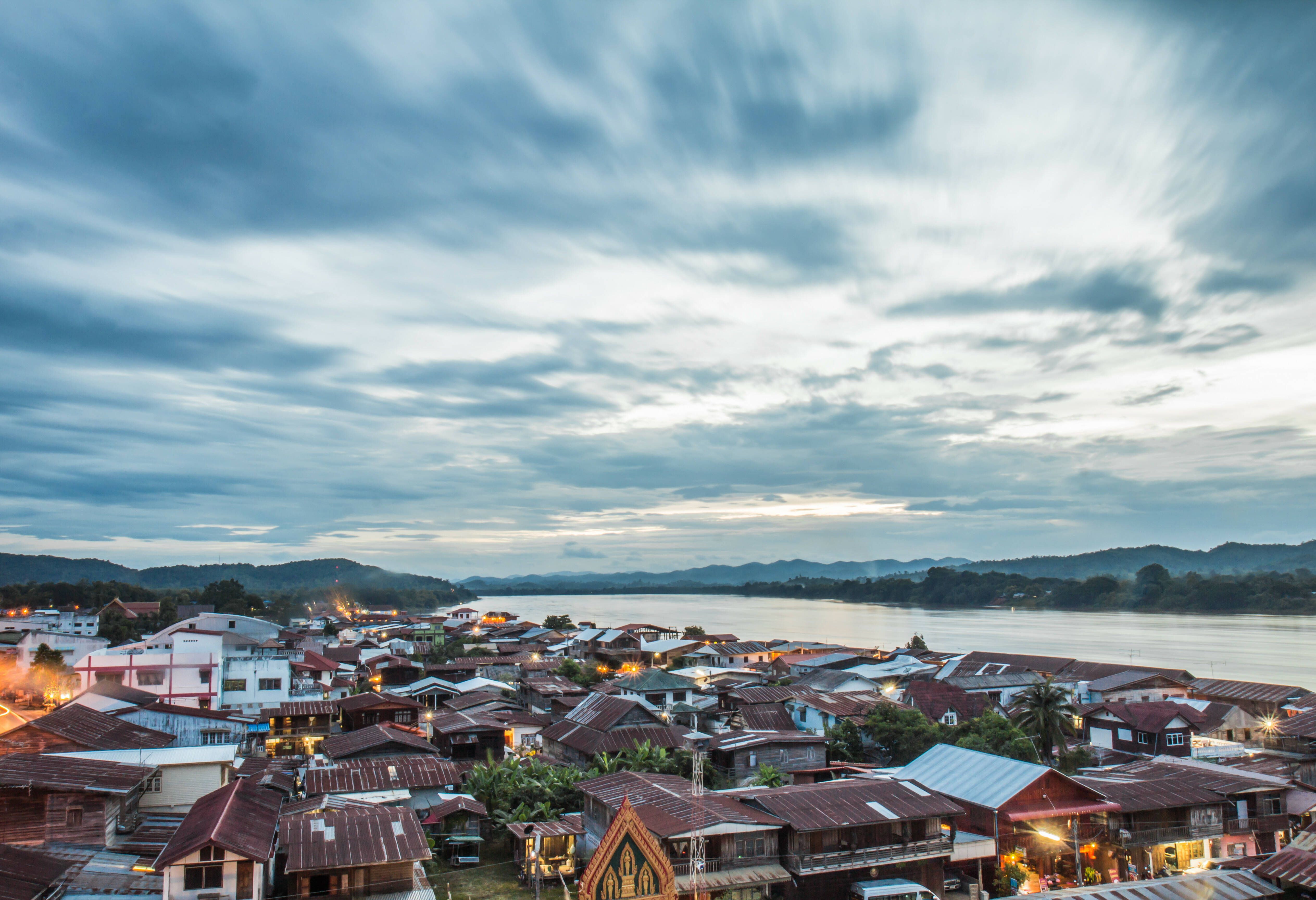 Pittoreske stadje Chiang Khan, Thailand