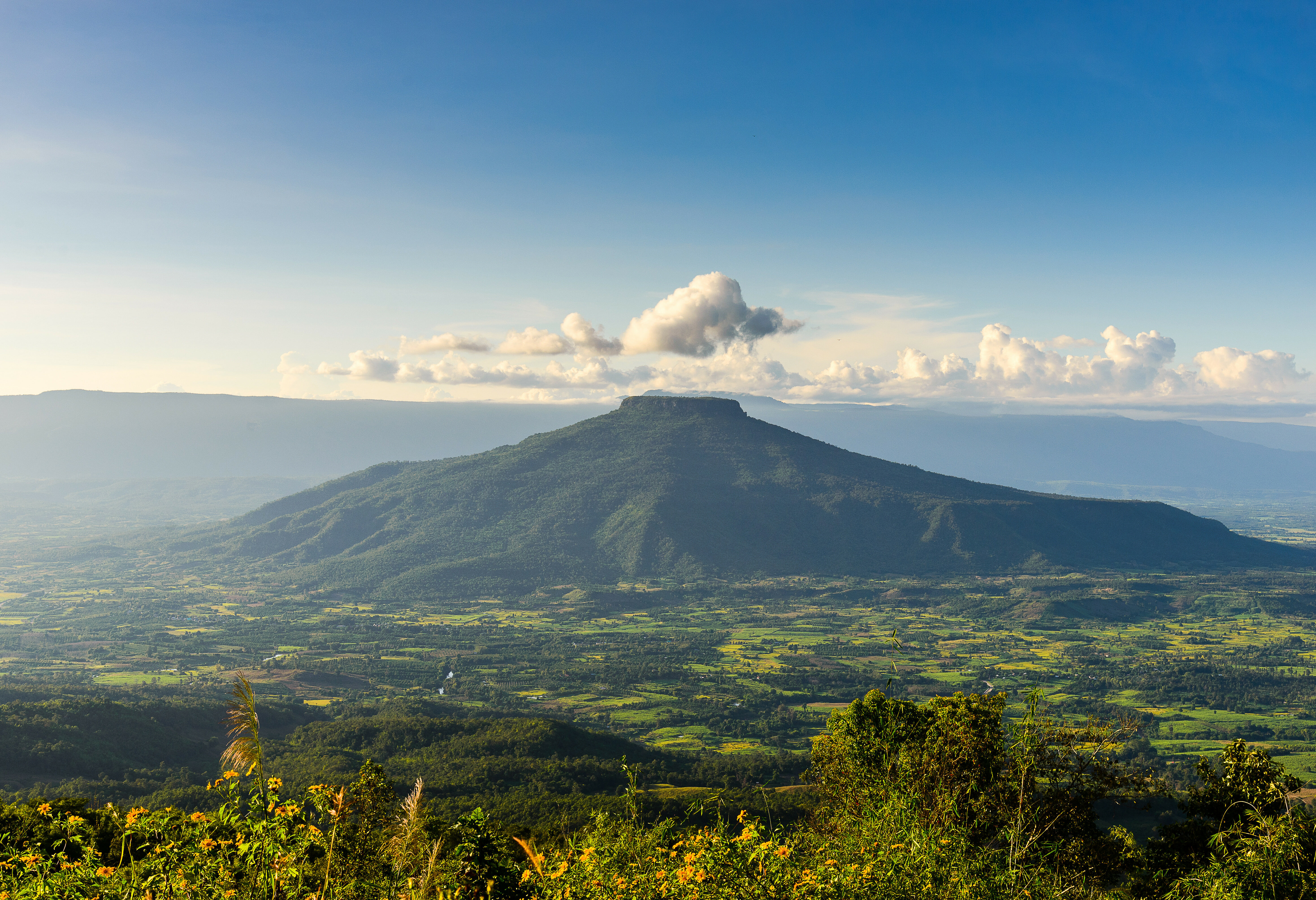 De Thaise Mount Fuji in de regio Loei in Thailand