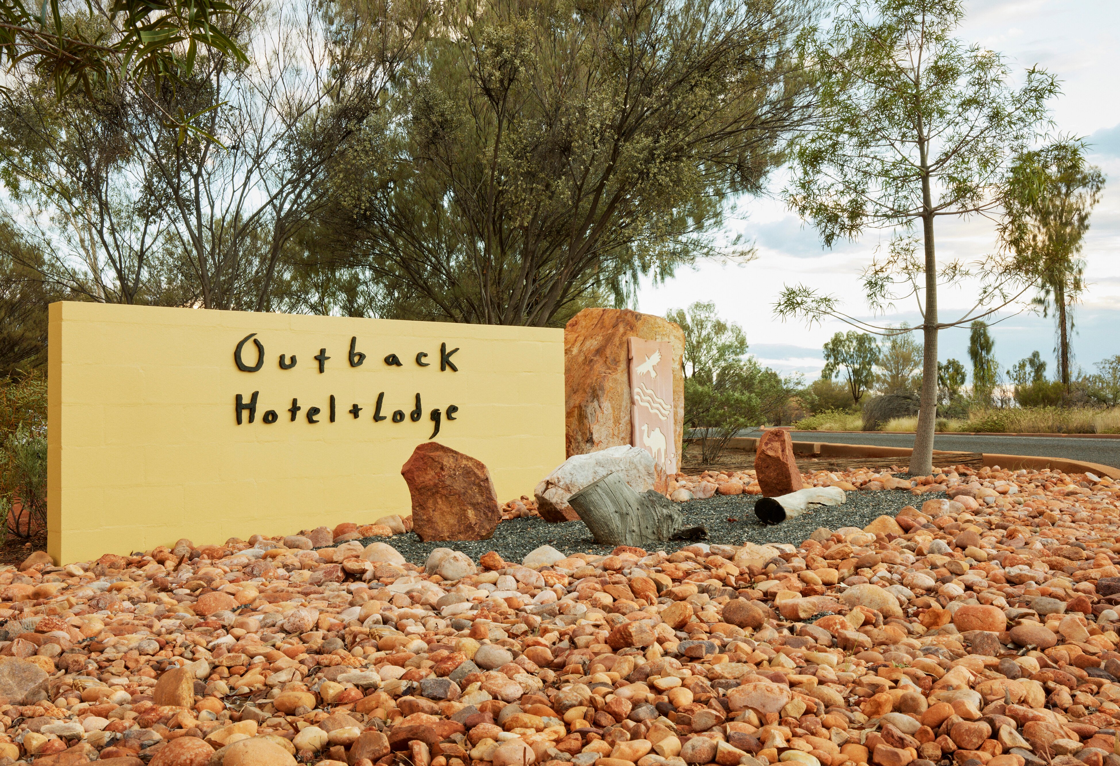 Entree tot Voyages Outback Hotel and Lodge in Yulara in Australie