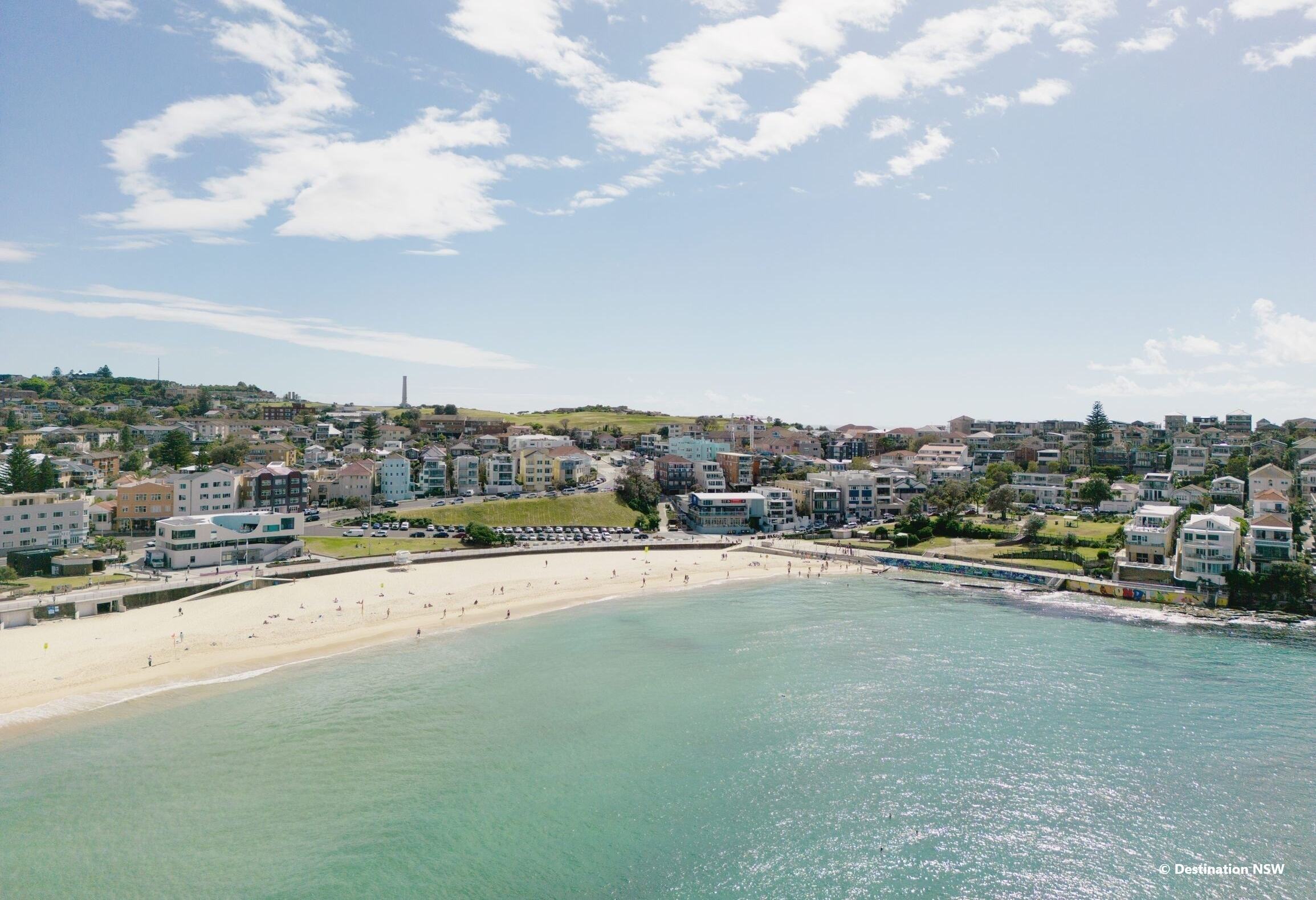 Bondi Beach bij Sydney in Australie