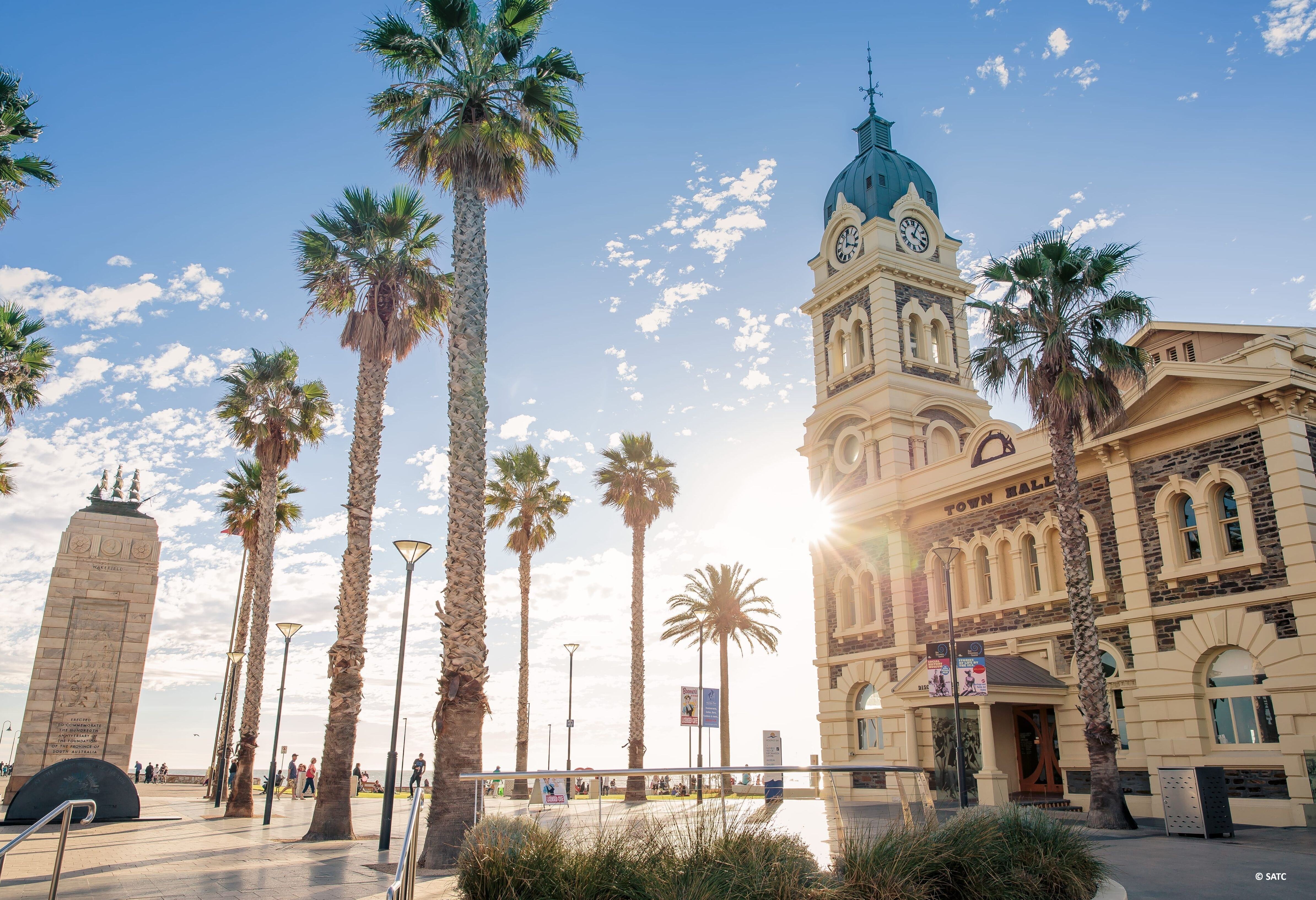 Glenelg nabij Adelaide in Australie