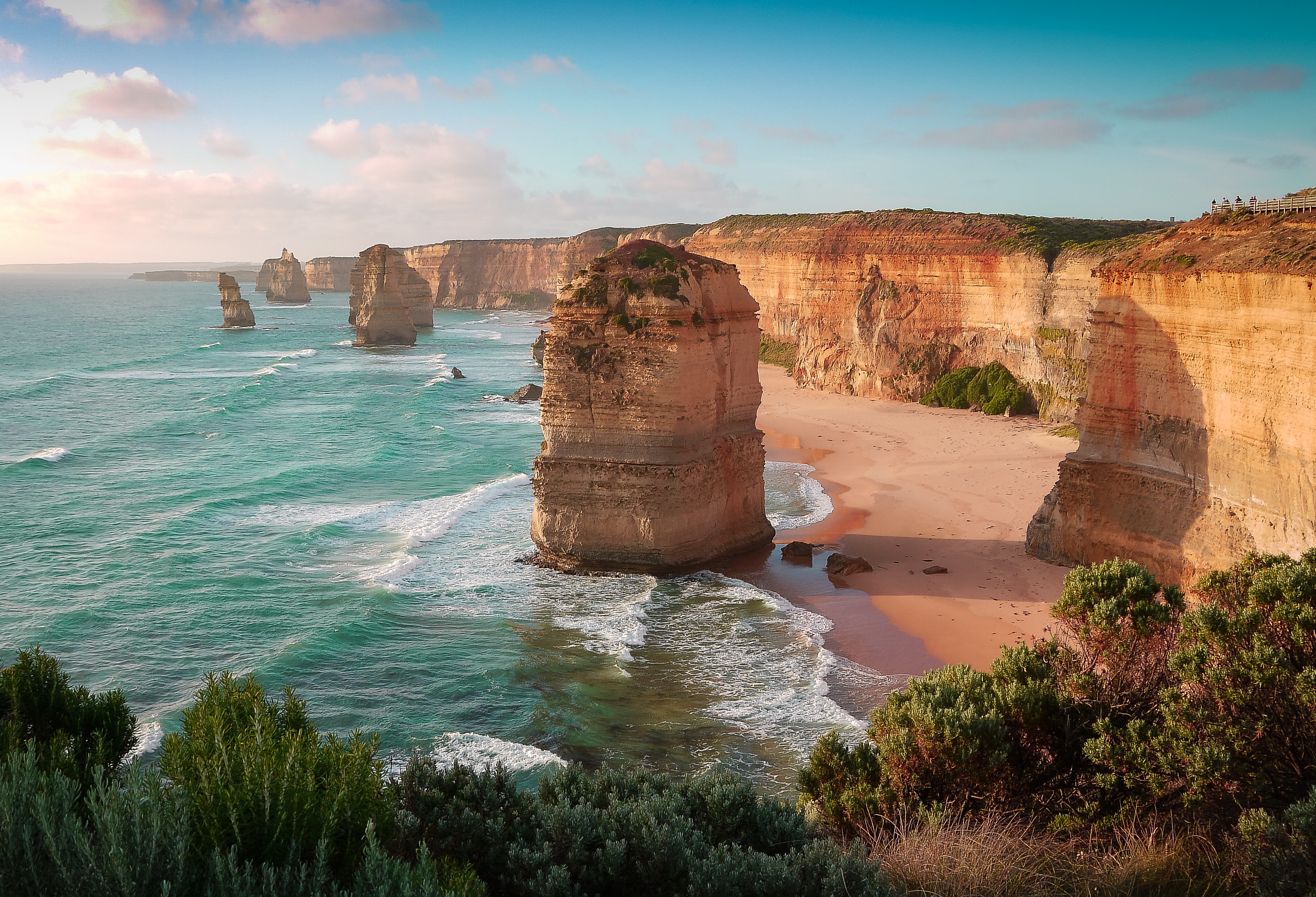 Twelve Apostles aan de Great Ocean Road in Australie