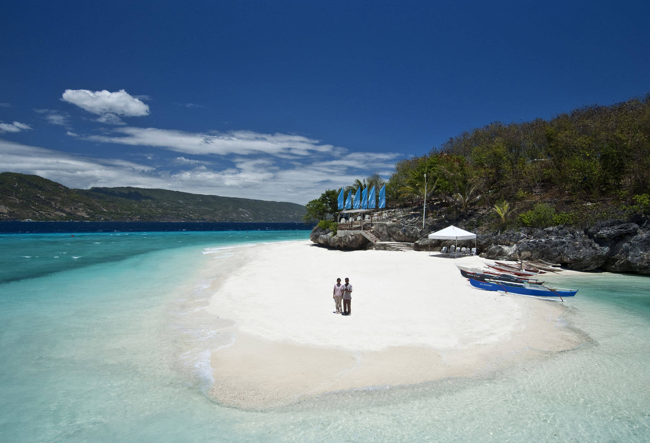 Filipijnen Cebu Bluewater Sumilon Island Resort Eiland