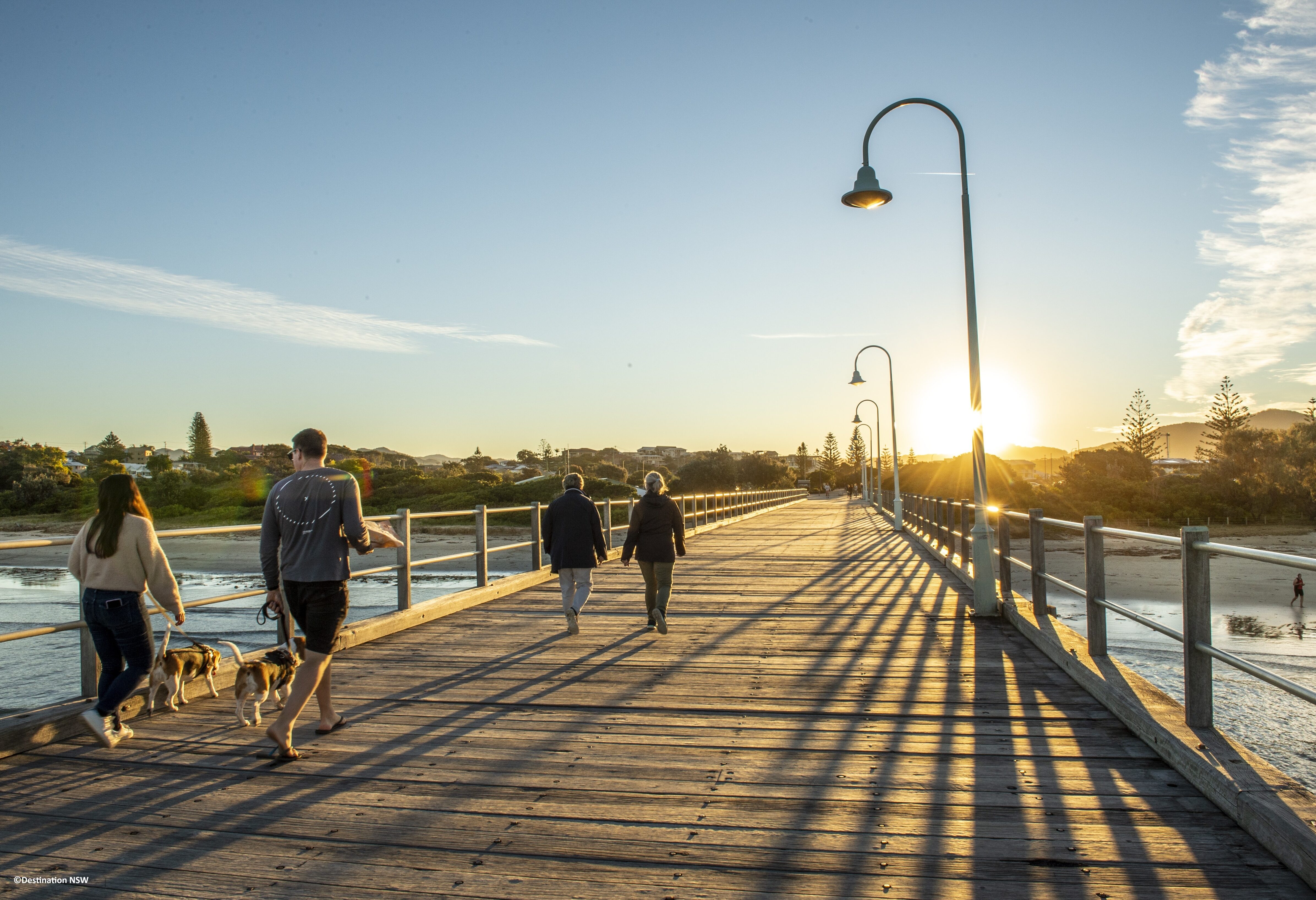 De pier in Coffs Harbour in Australie