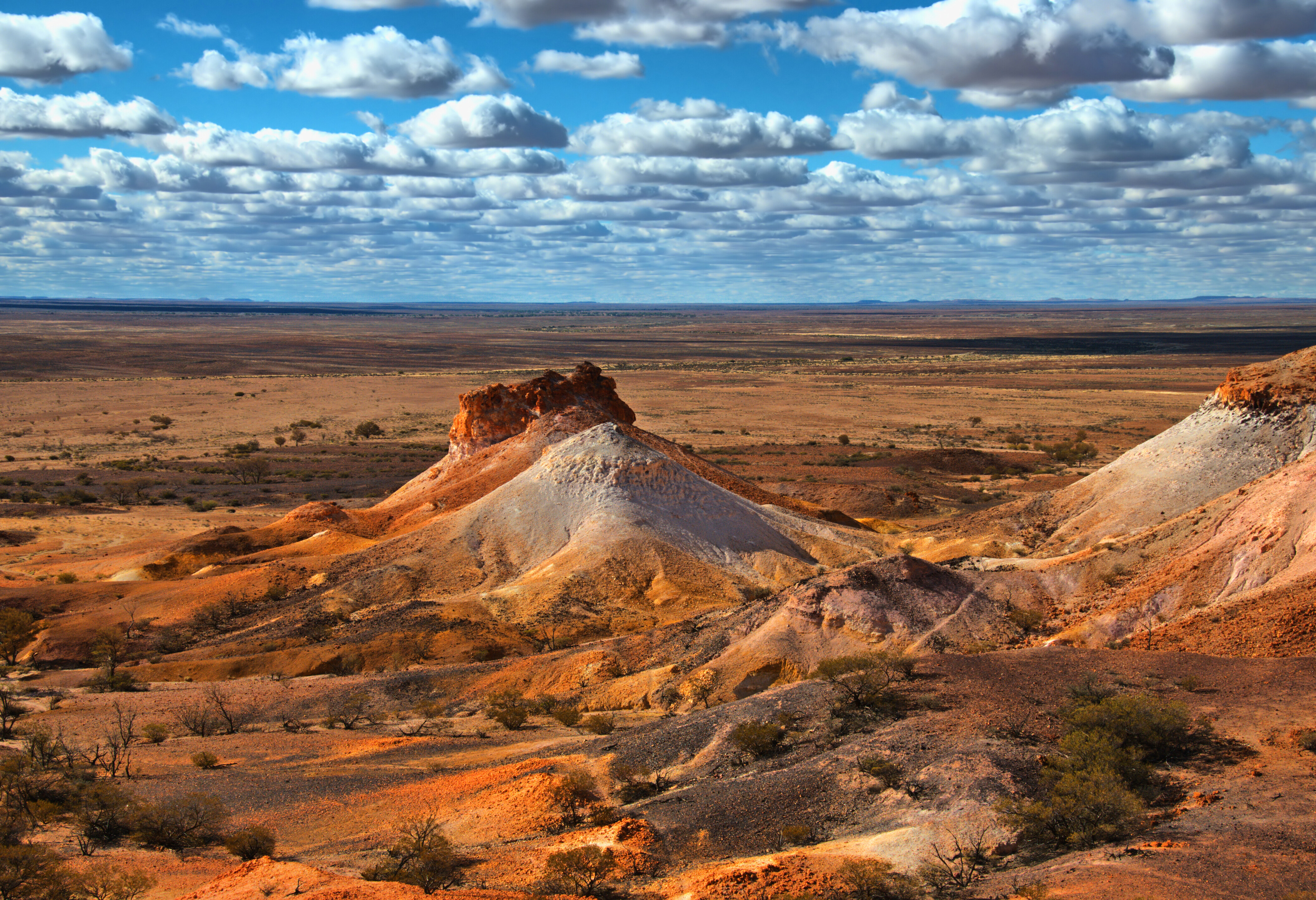Kanku Breakaways Conservation Park nabij Coober Pedy in Australie