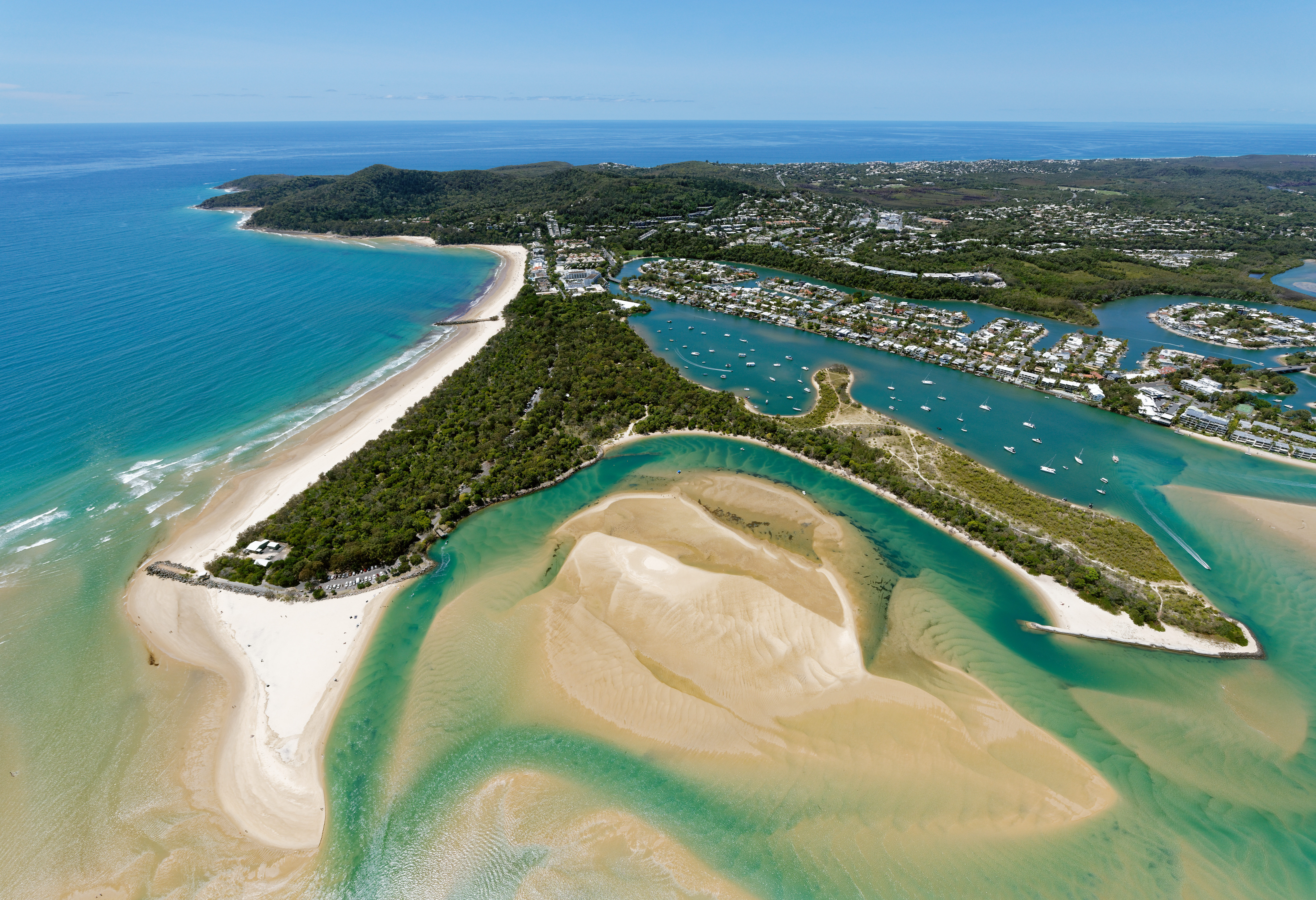 Noosa en Noosa Heads in de staat Queensland in Australie