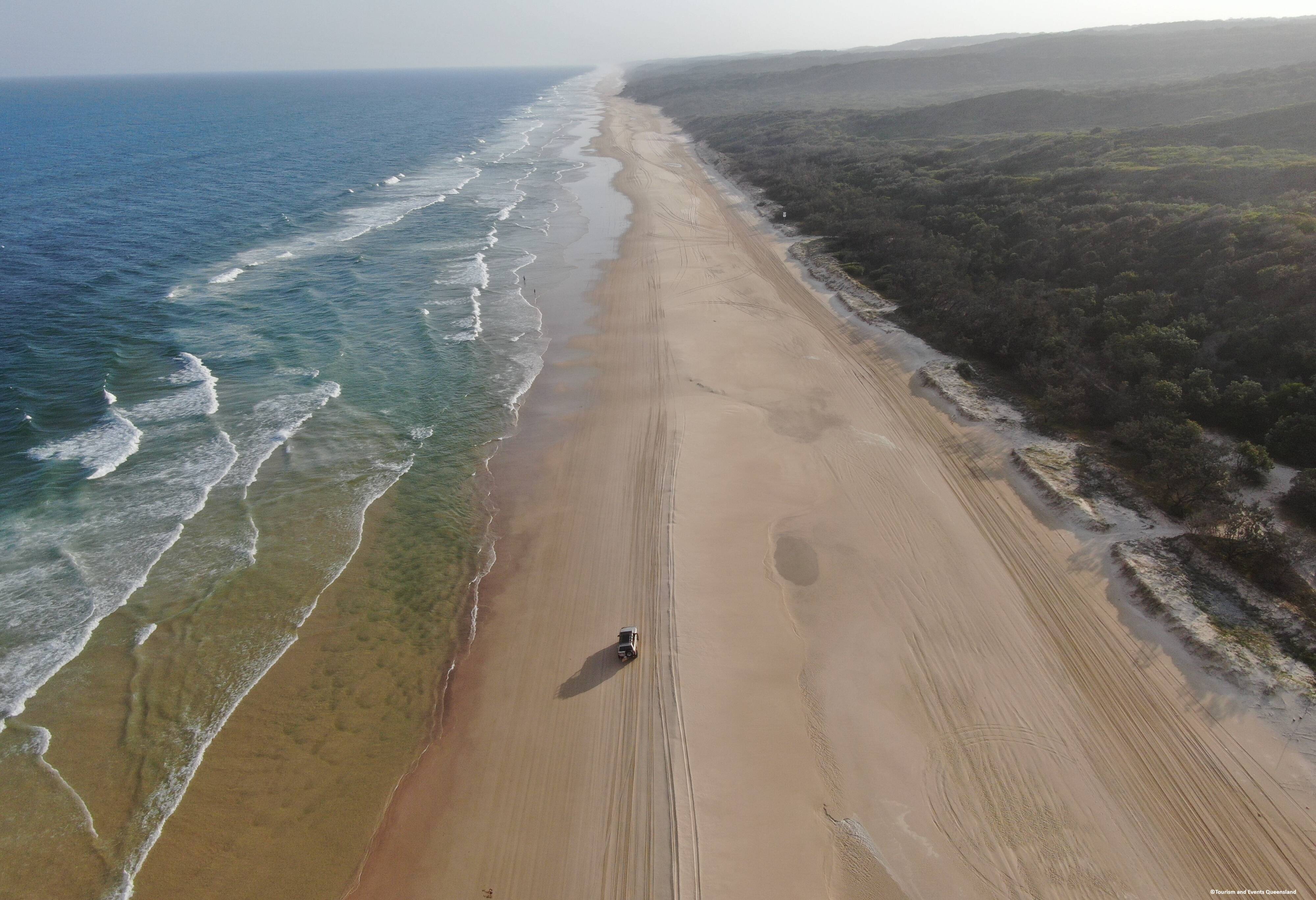 75 Mile Beach op Kgari in Australie
