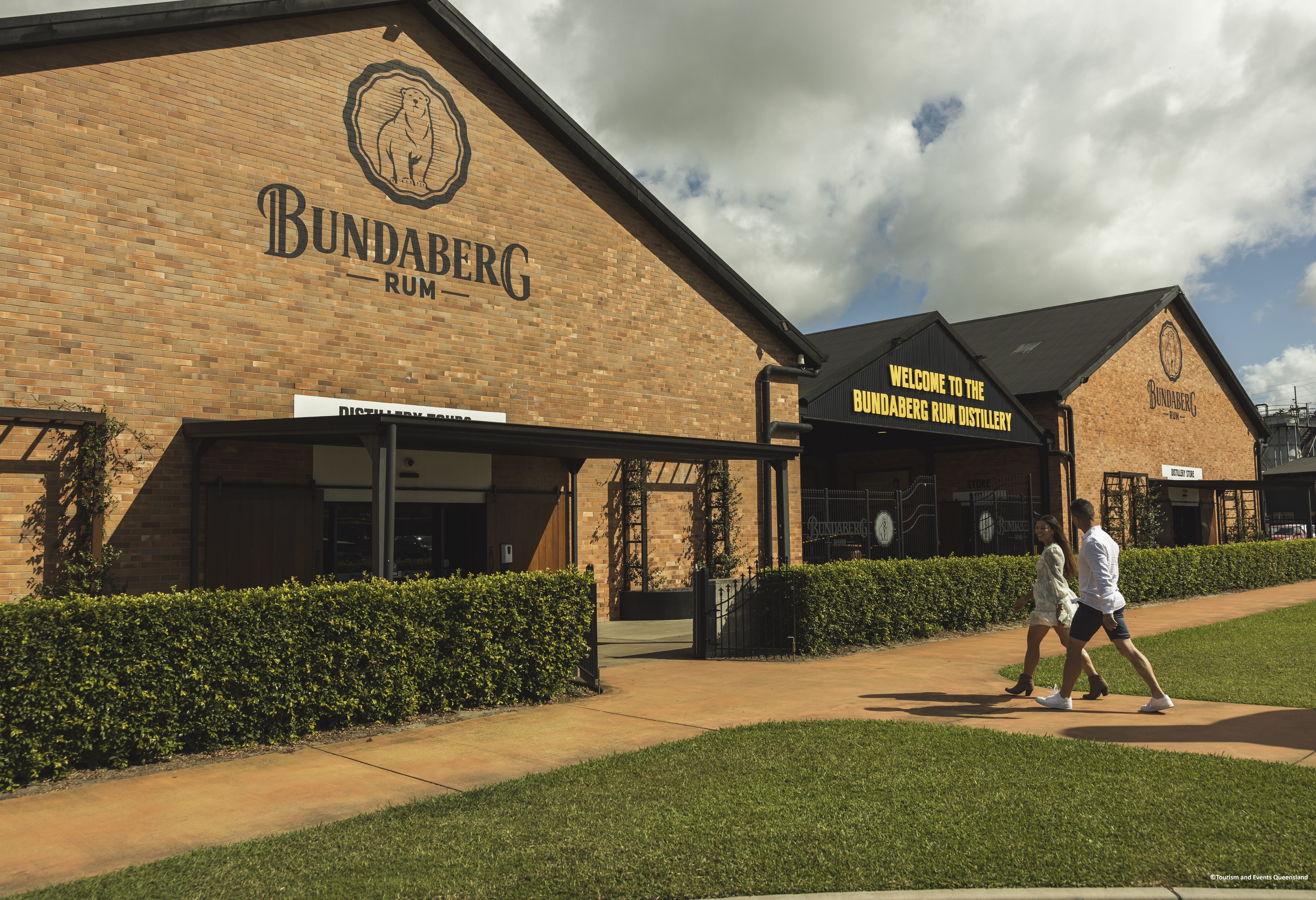 Bundaberg rum distilleerderij in Bundaberg in Australie