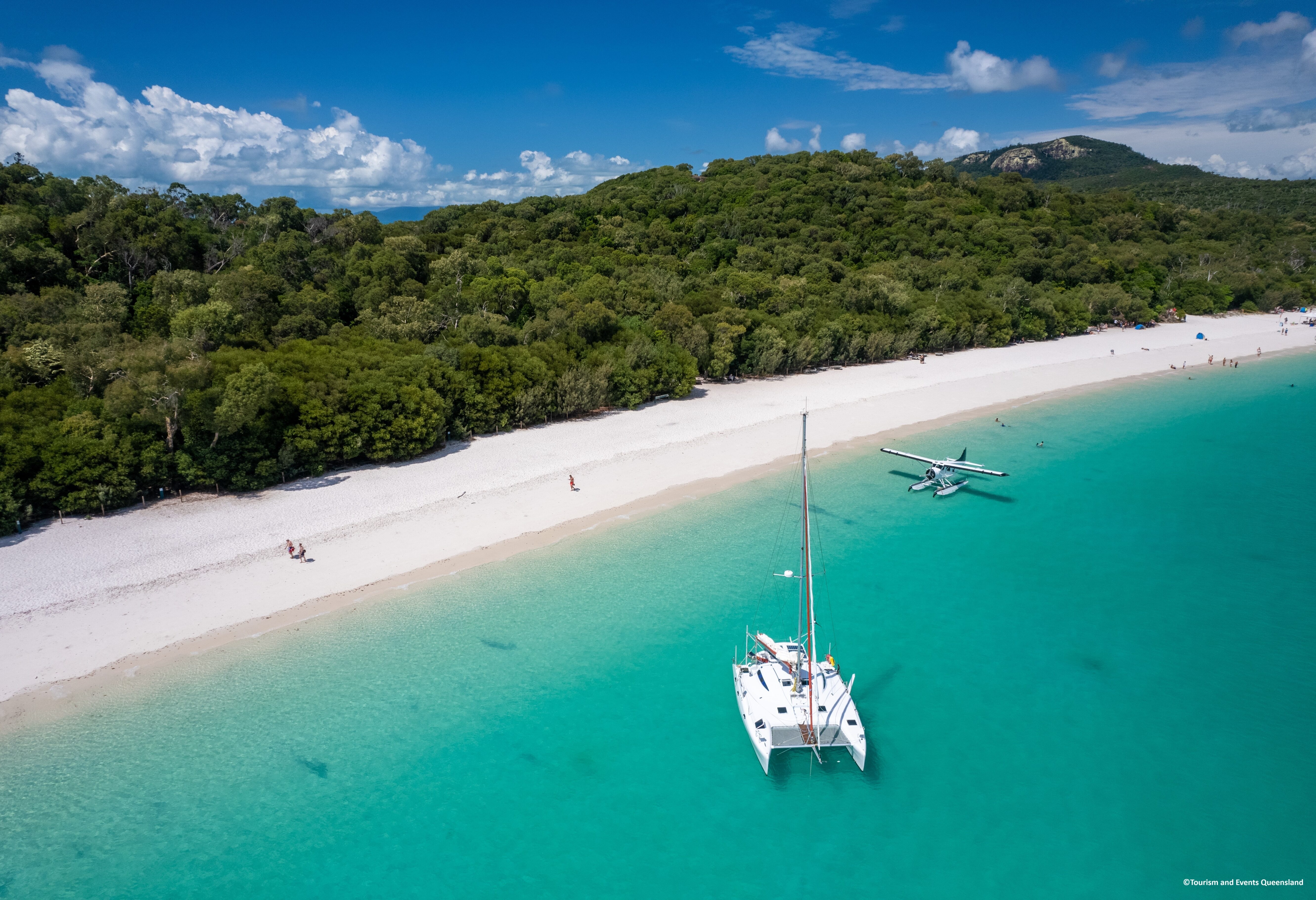 Cruise per catamaran naar de Whitsundays in Australie