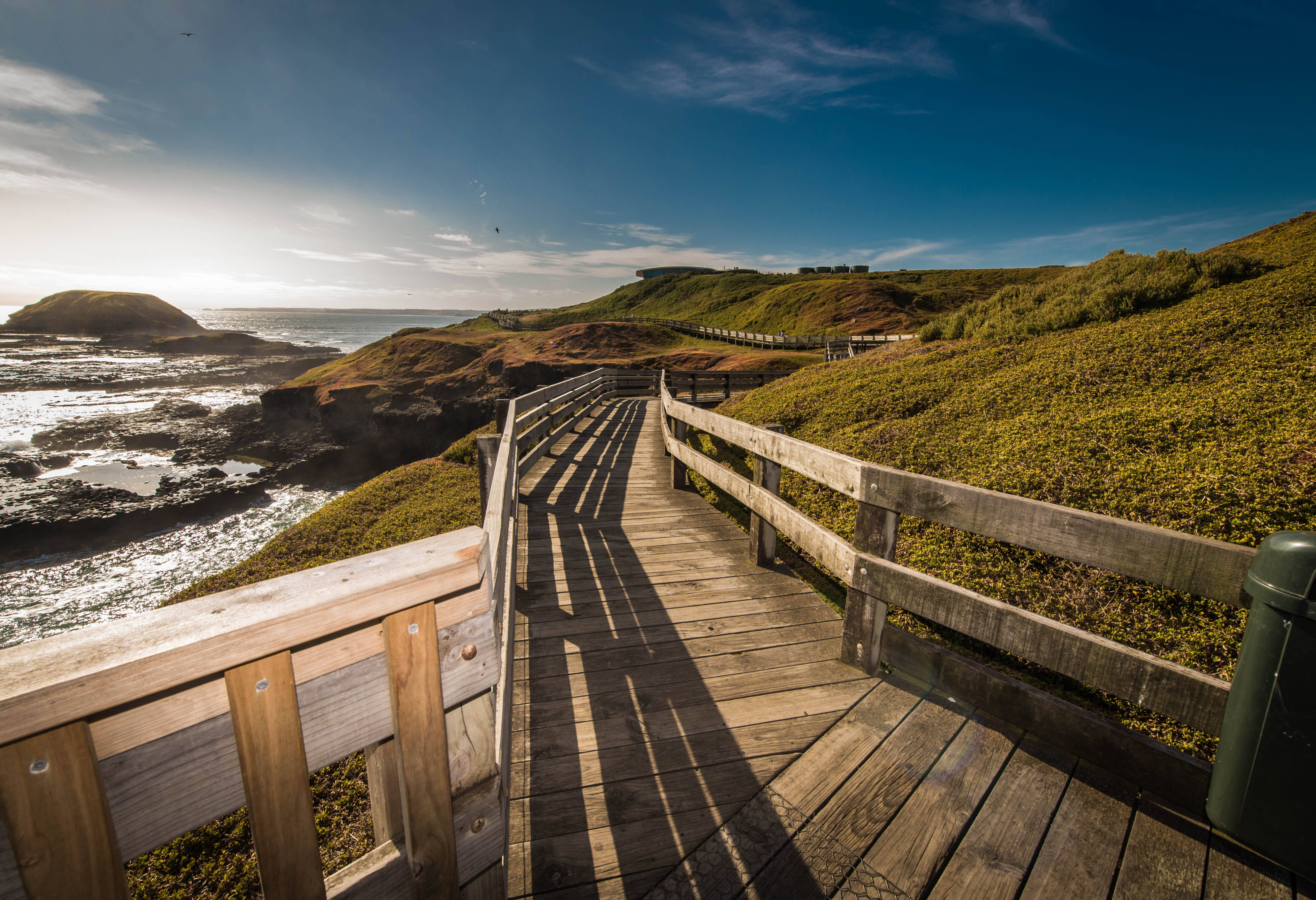 Wandelen langs de kust van Phillip Island in Australie