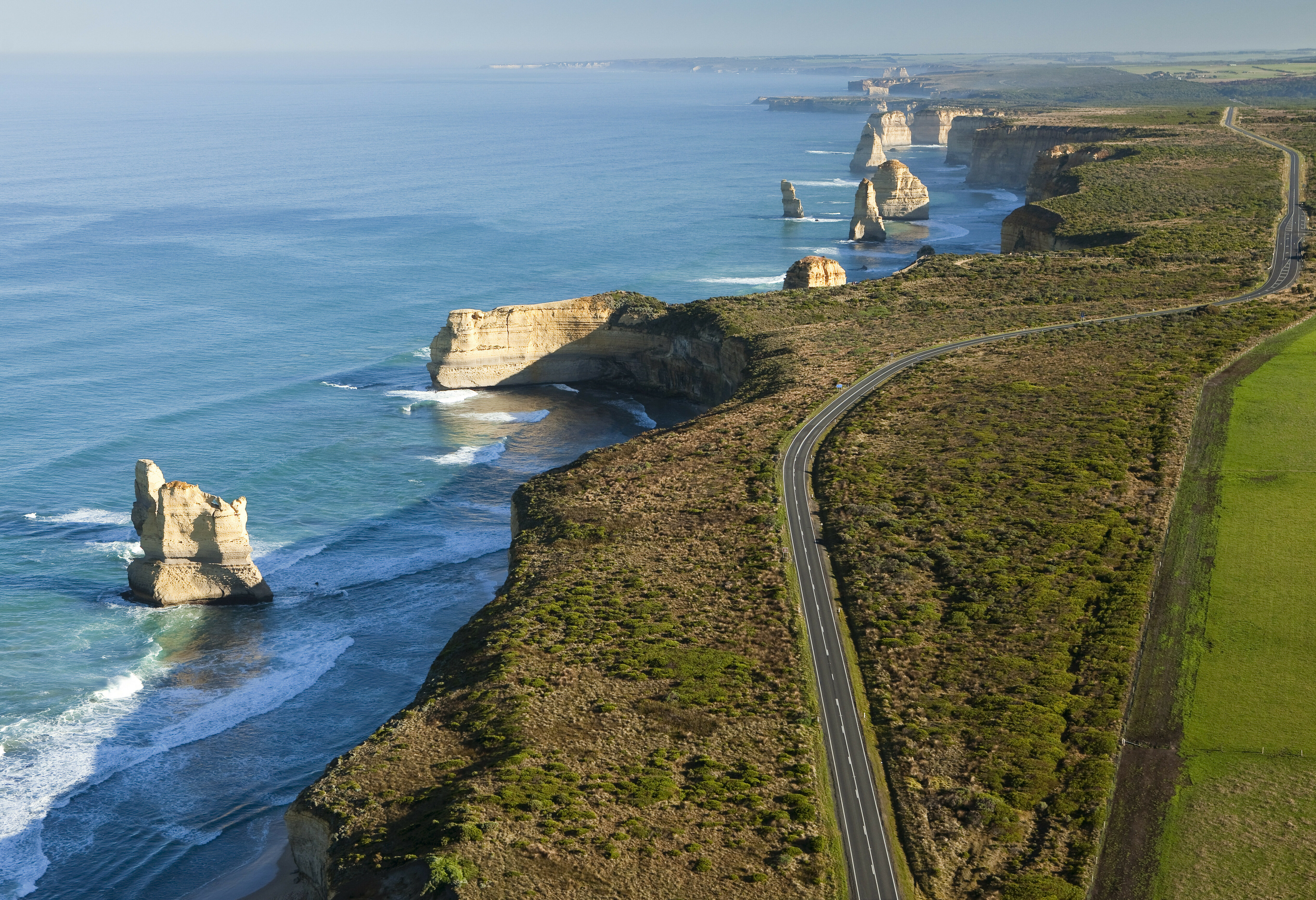 De Great Ocean Road bij Port Campbell in Australie