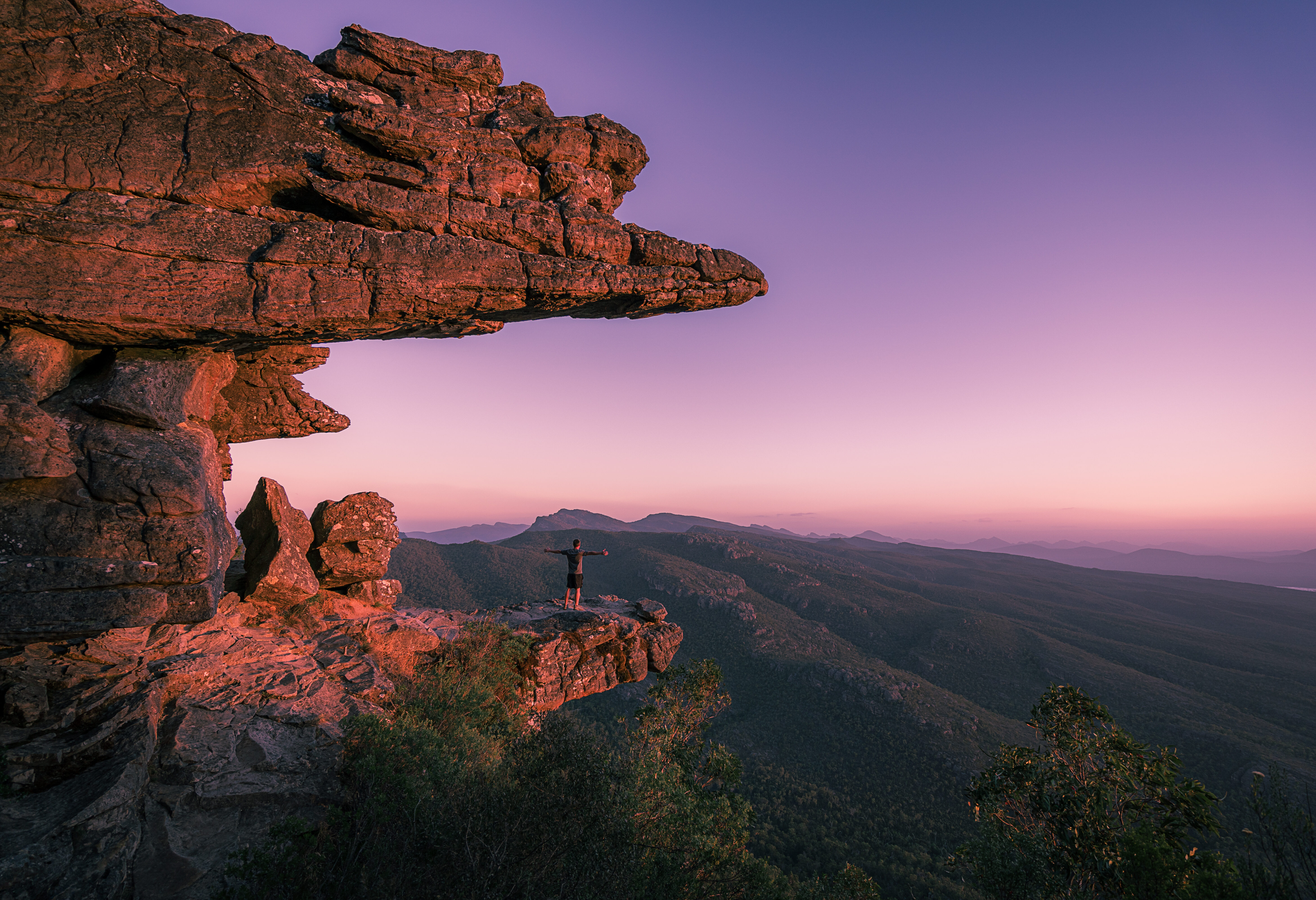 De Balconies in Grampians NP in Australie