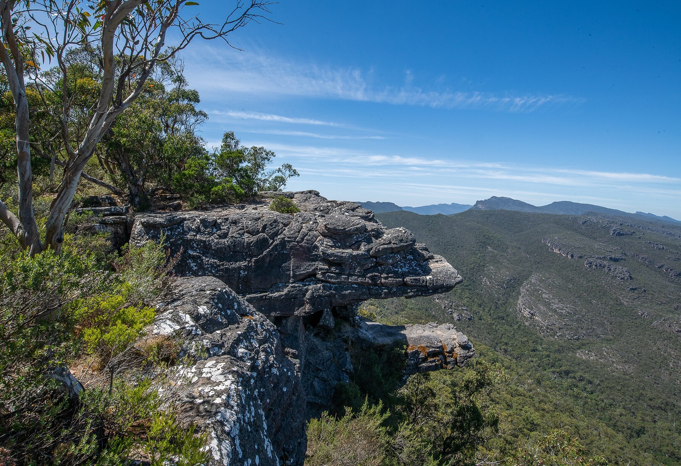 De Balconies in Grampians NP in Australie