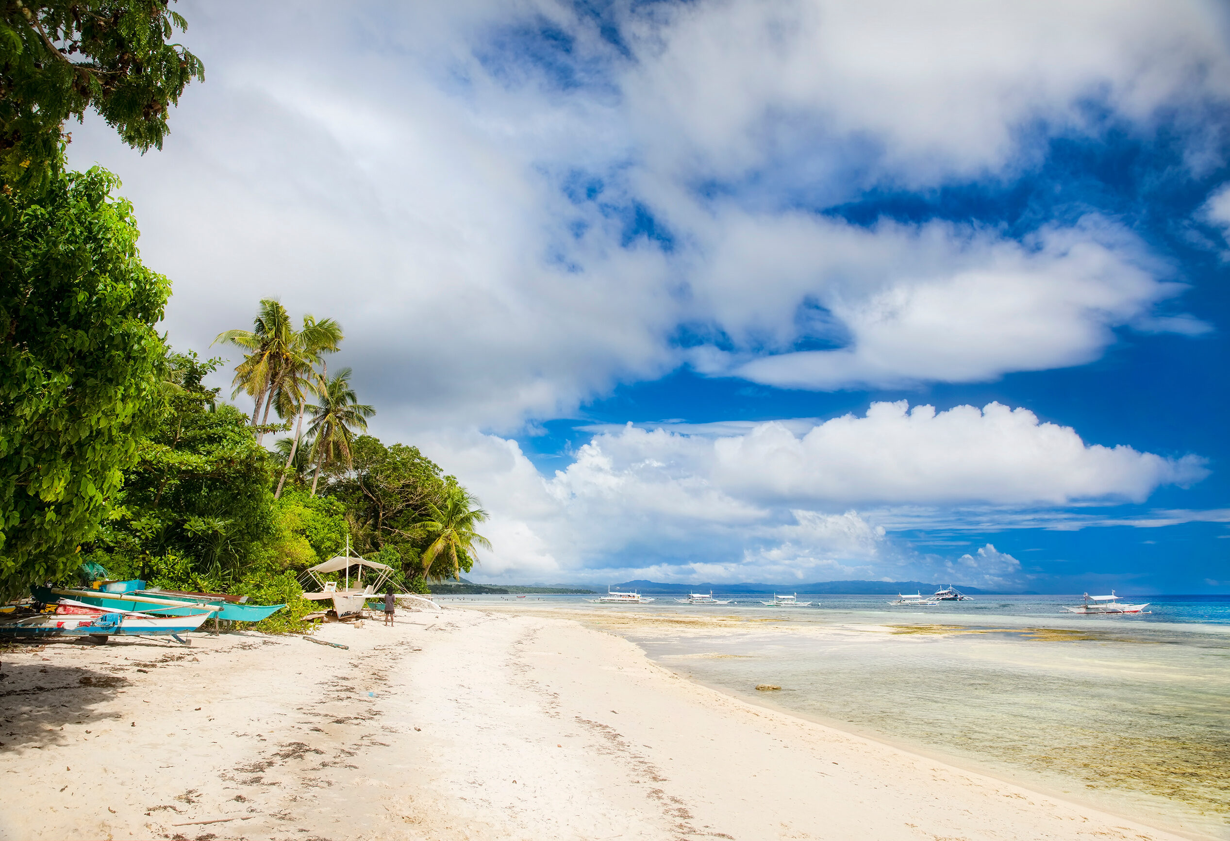 Uitgestrekte stranden van Panglao